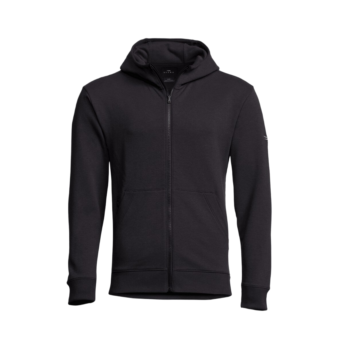 Image of Sitka Essential Full Zip Hoody - Black - XL