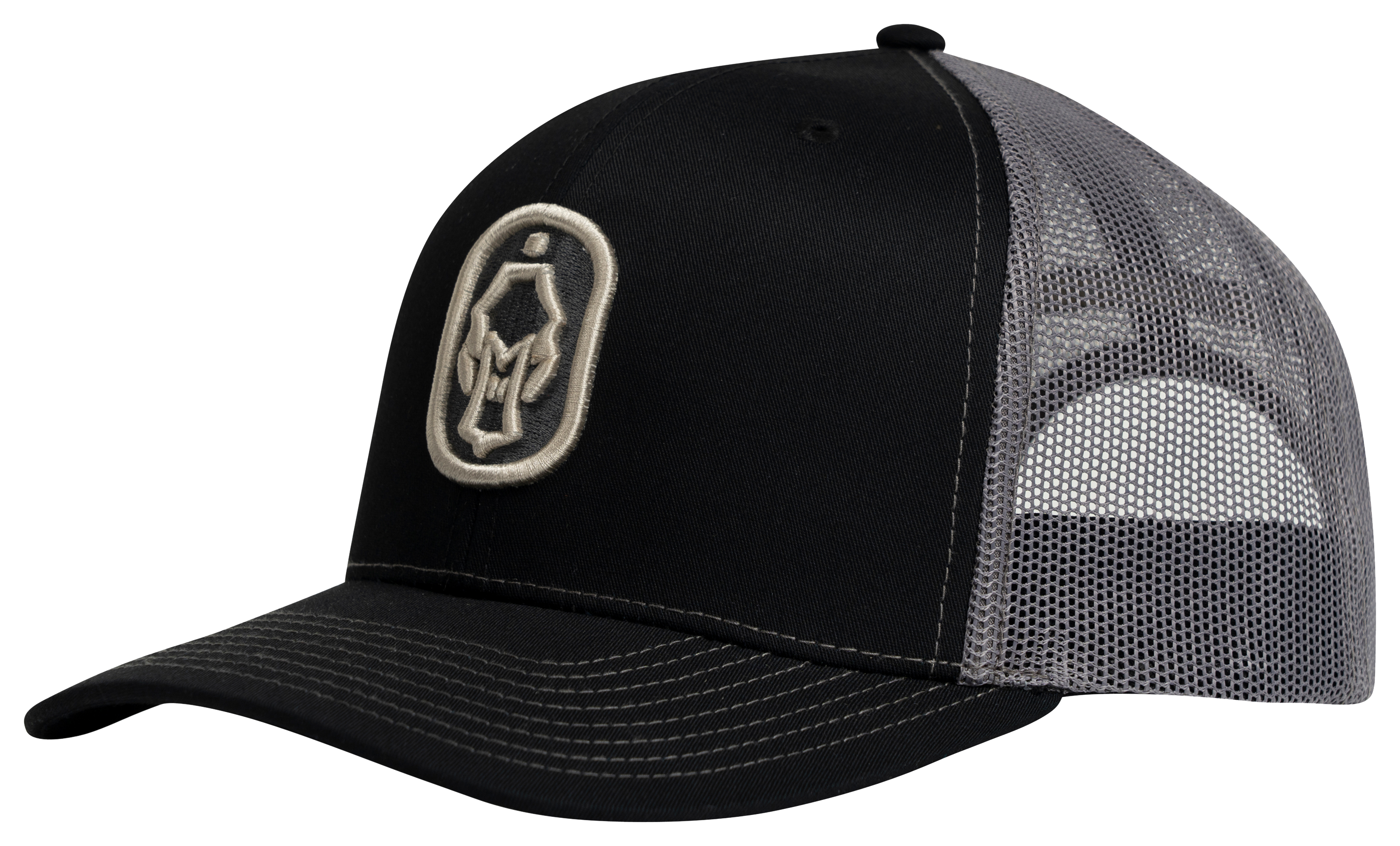 Image of Hardcore Waterfowl Logo Mesh-Back Cap - Black