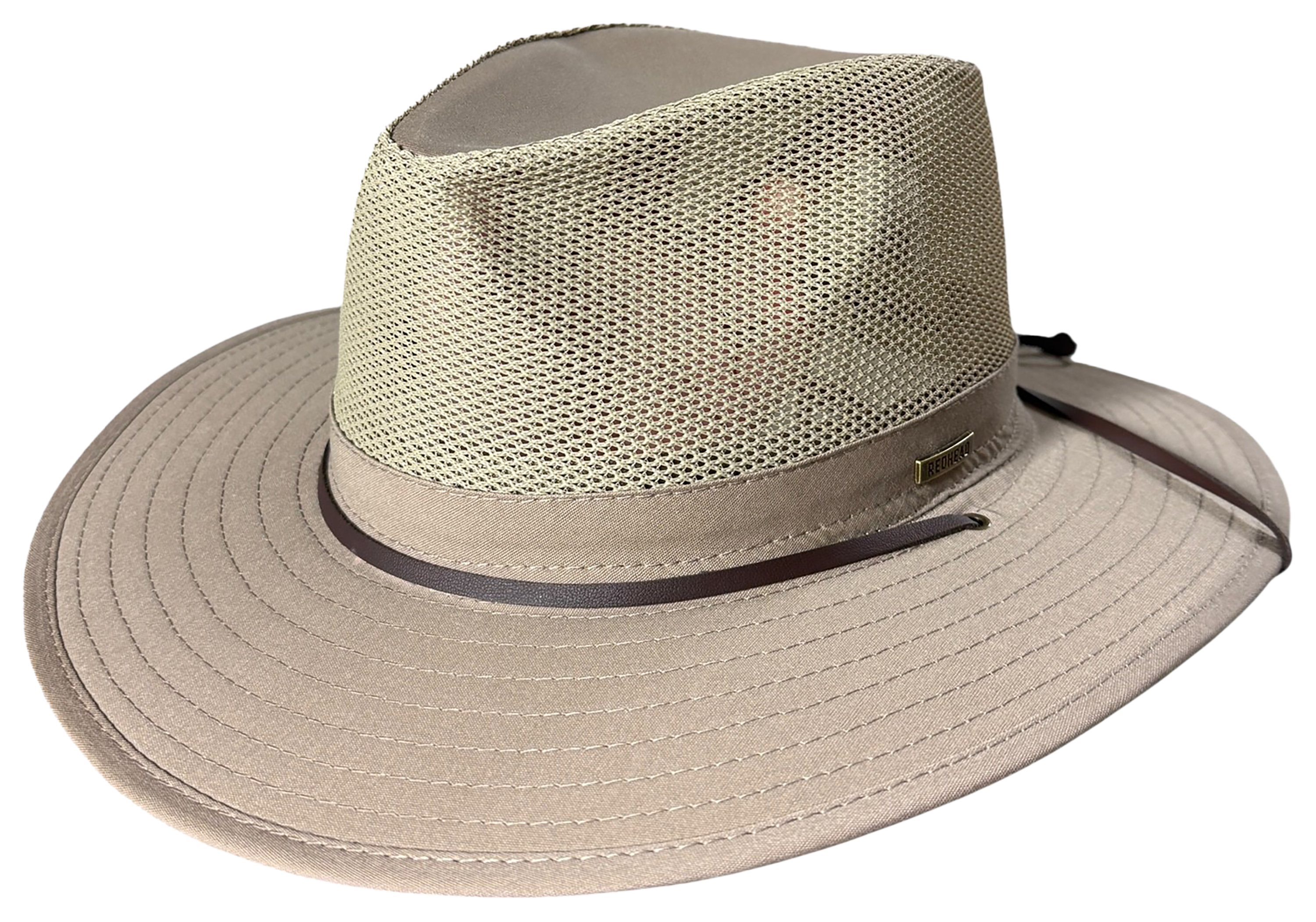 Image of RedHead Mesh-Crown Safari Hat - Khaki - S