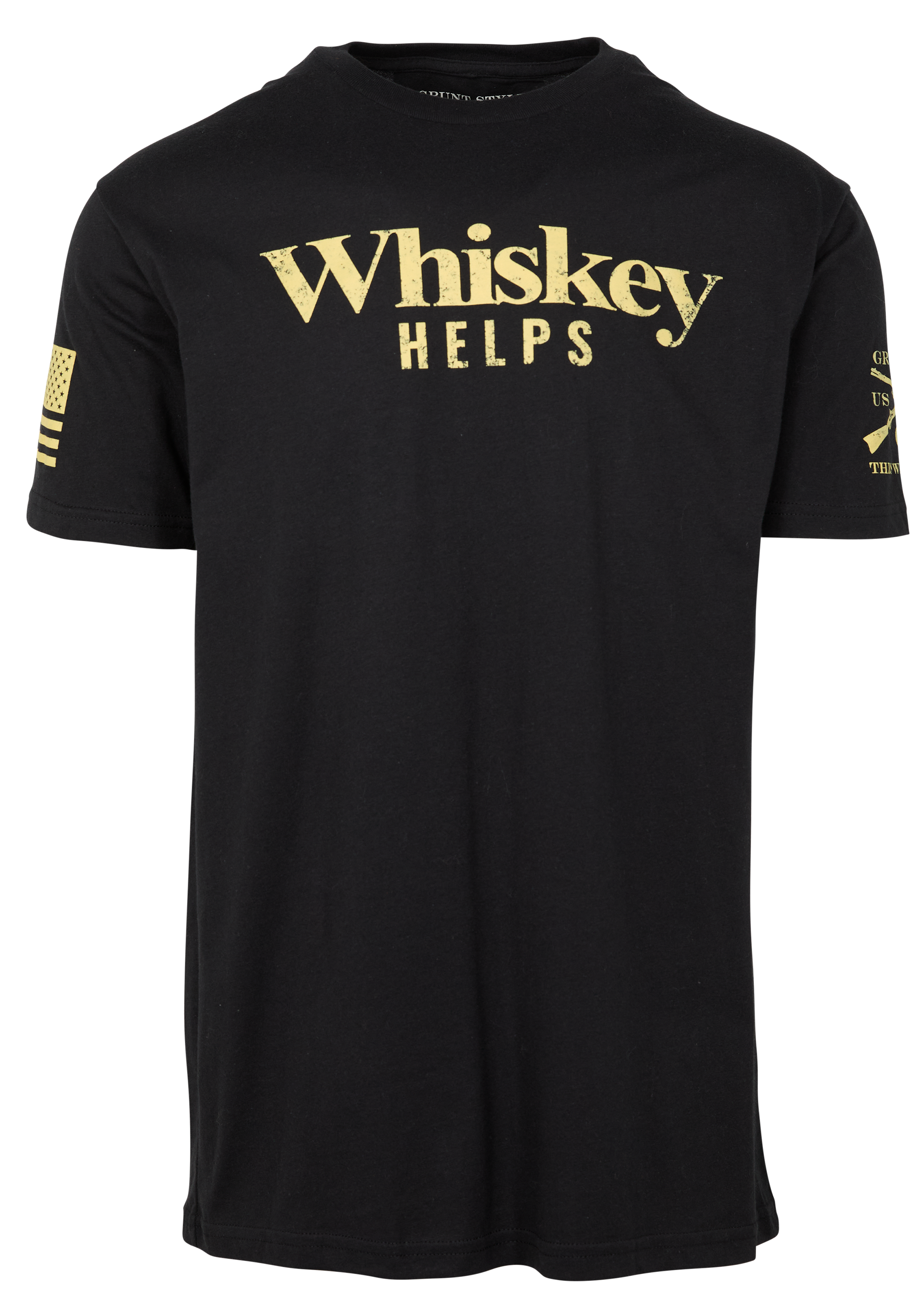 Image of Grunt Style Whiskey Helps Short-Sleeve Shirt - Black - XL