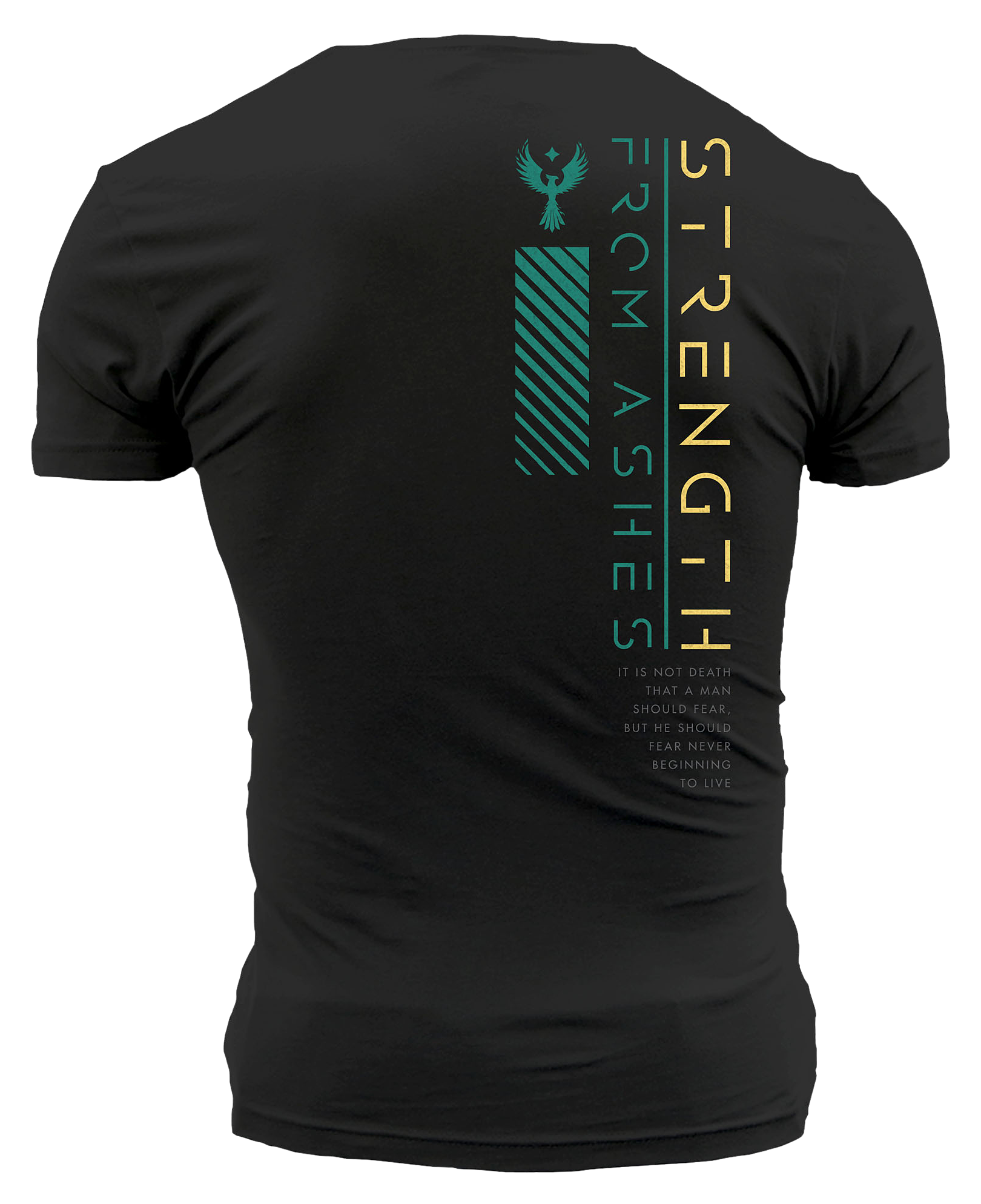 Image of Grunt Style Strength from Ashes Short-Sleeve T-Shirt for Men - Black - L