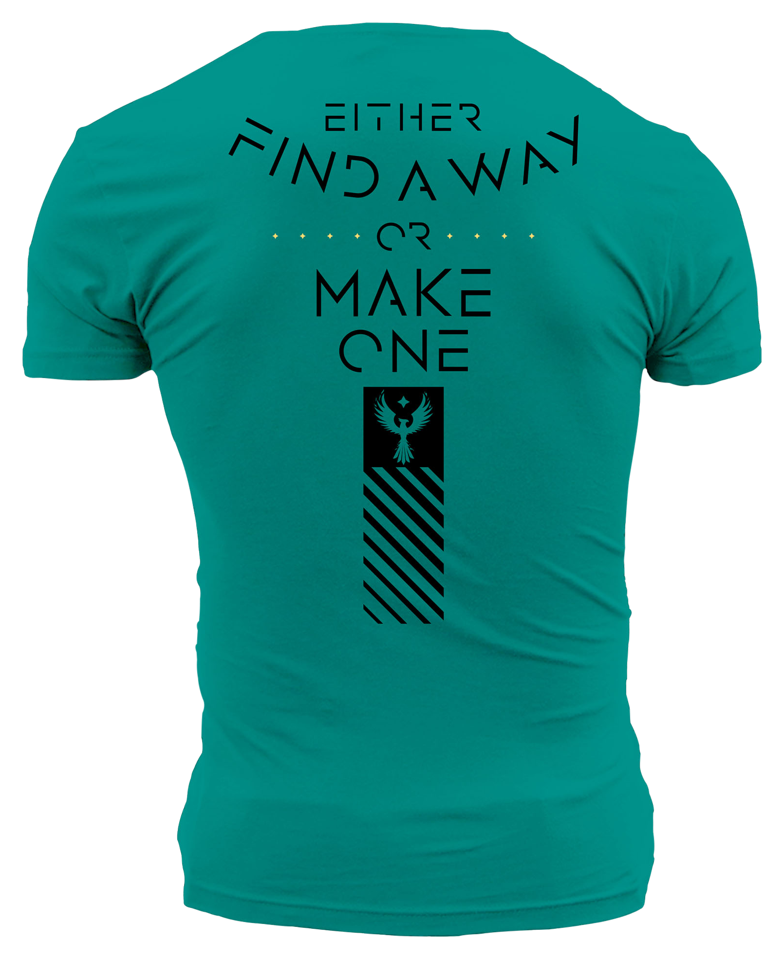 Image of Grunt Style Find a Way or Make One Short-Sleeve T-Shirt for Men - Heather Aqua - M