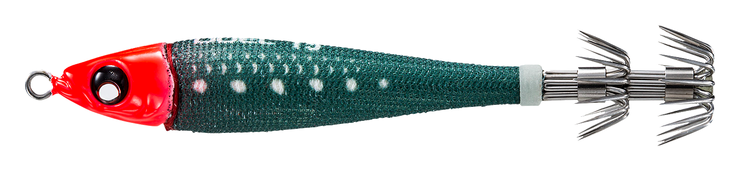 Yo-Zuri Ultra Metal Squid Jig - Luminous Red Green