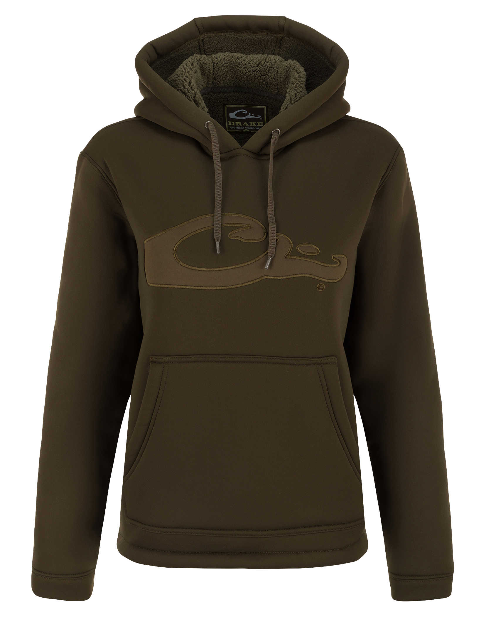 Image of Drake Waterfowl LST Silencer Hoodie for Ladies - Green Timber - S