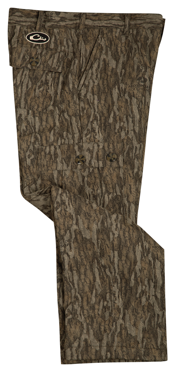 Image of Drake Waterfowl MST Fleece-Lined Pants for Youth - Mossy Oak Bottomland - L