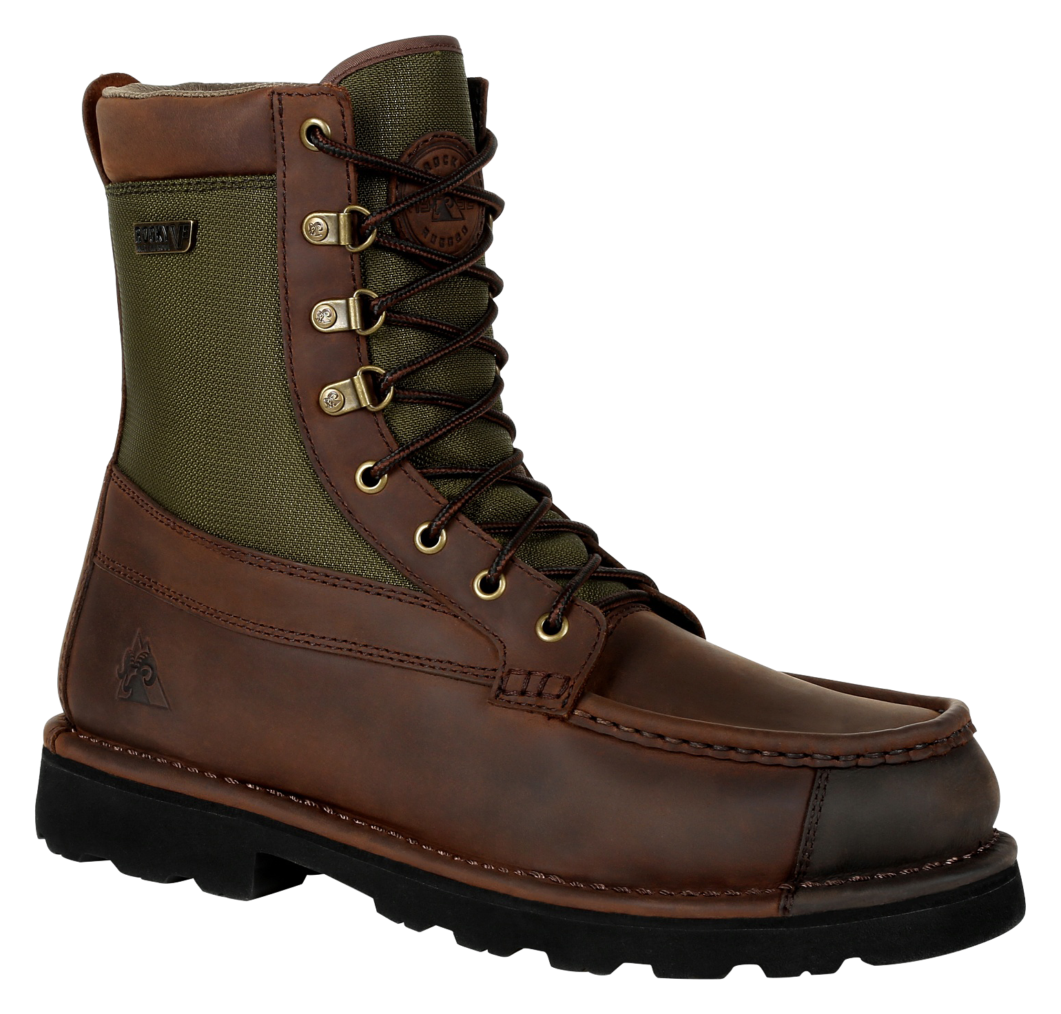 Image of Rocky Upland Game Waterproof Hunting Boots for Men - Green - 8M