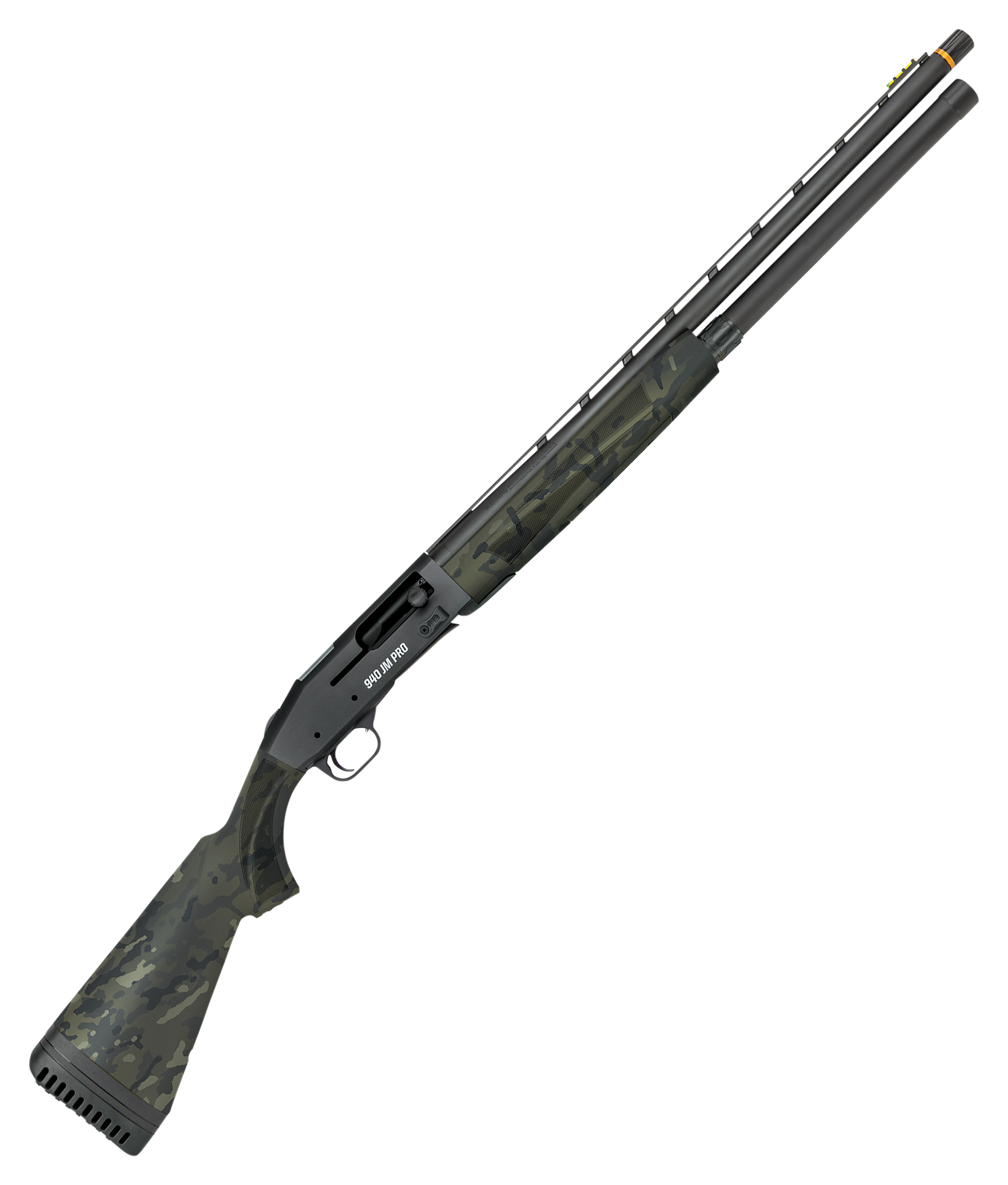 Mossberg 940 JM Pro OpticReady SemiAuto Shotgun  12 Gauge  24  Matte Blued  Black MultiCam  9  3 Chamber