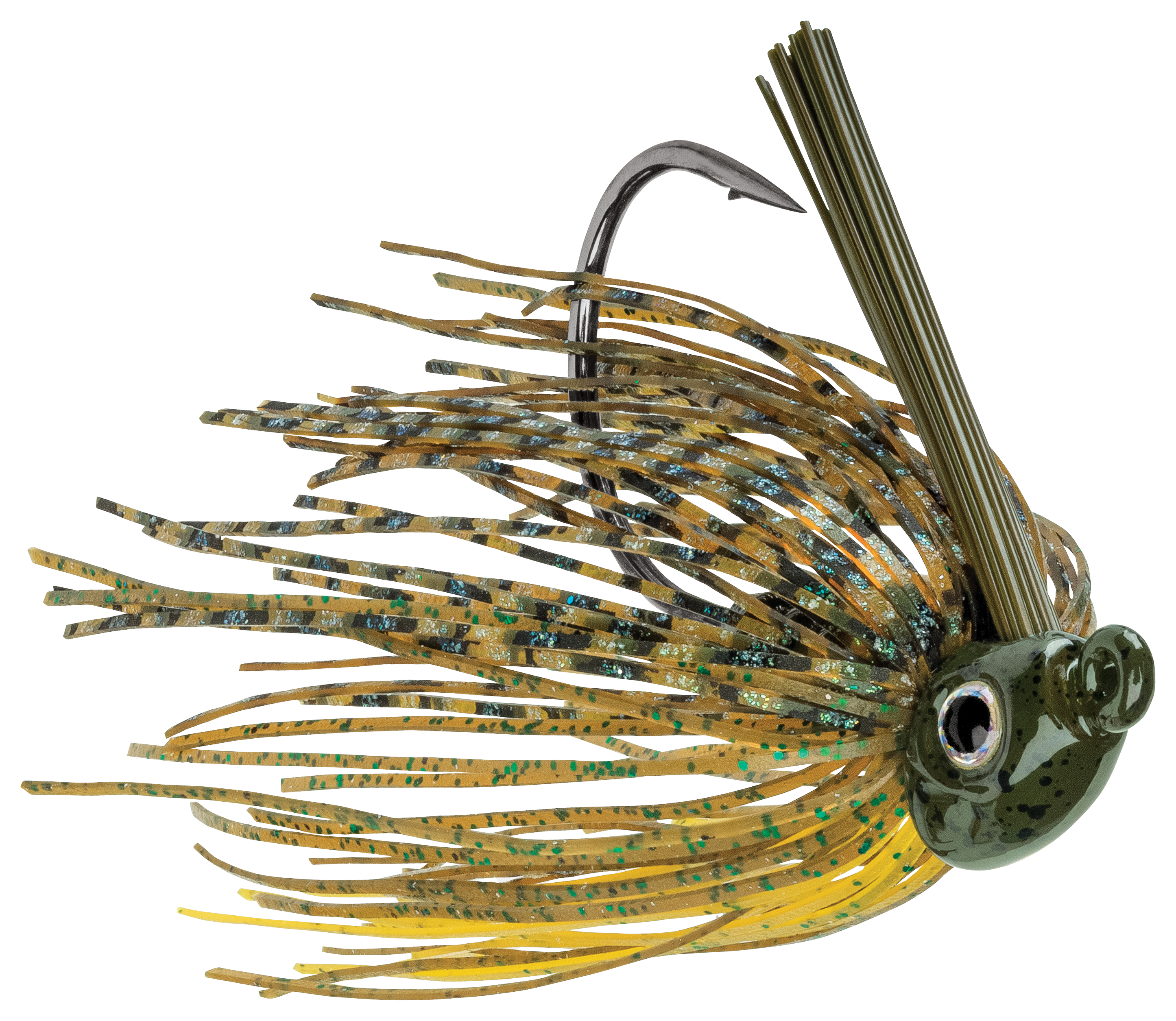 Image of VMC Heavy Duty Swim Jig - Pumpkin Green - 3/8 oz.