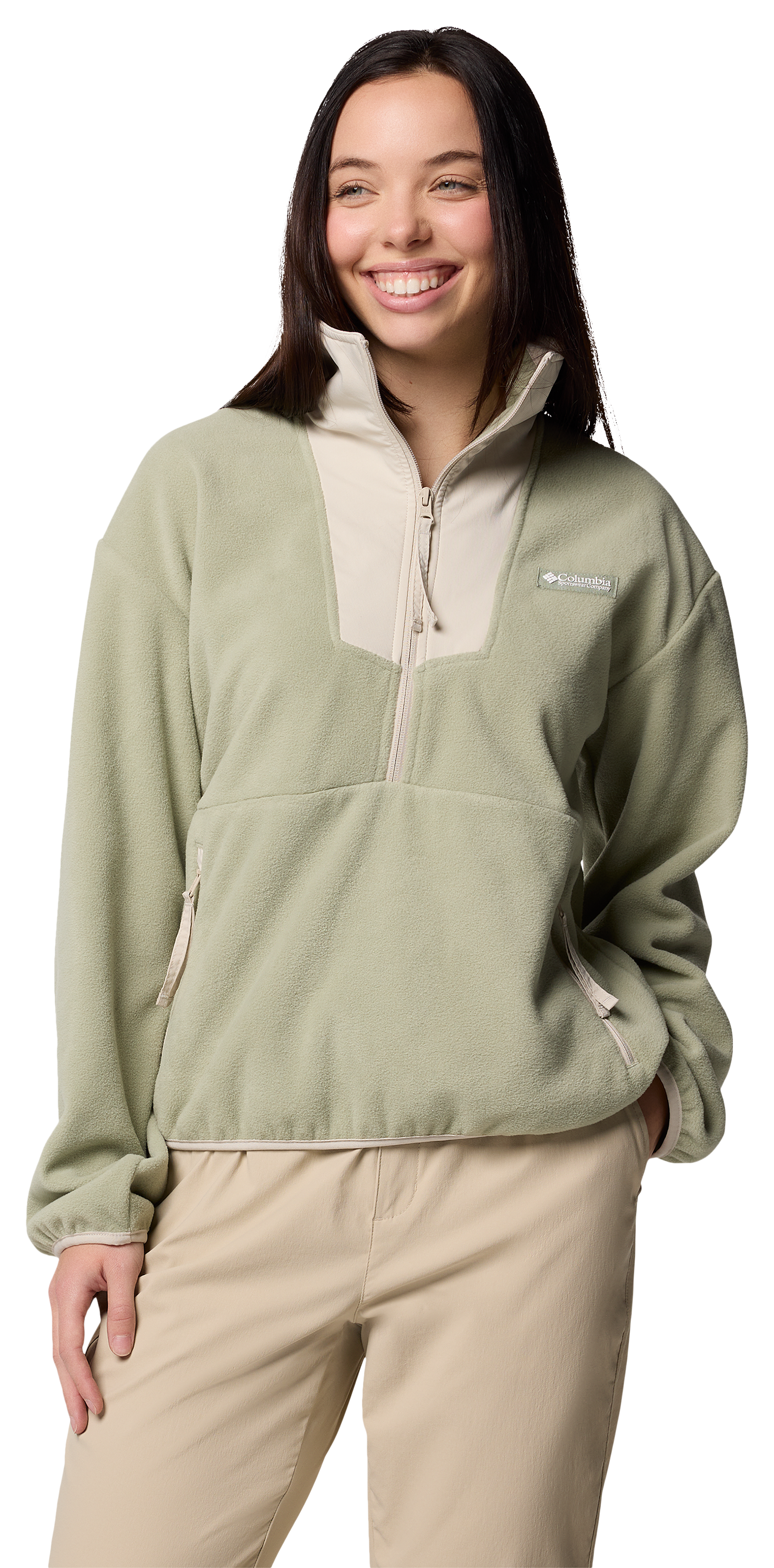 COLUMBIA Sequoia Grove Half-Zip Fleece Pullover for Ladies
