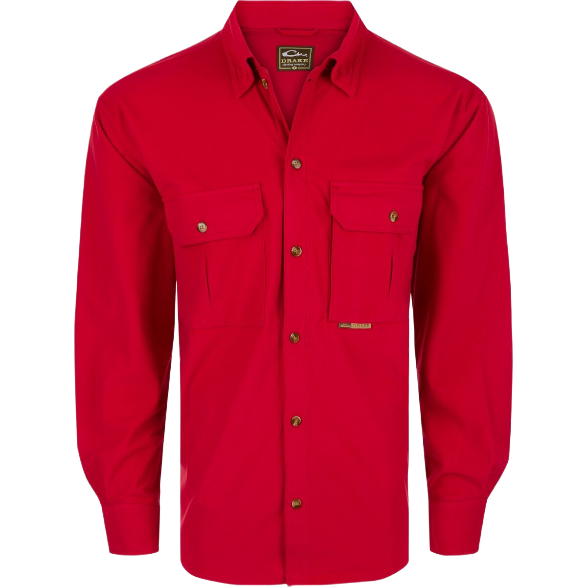 Image of Drake Waterfowl 3-Pocket Micro-Fleece Shirt - Marina Blue - S