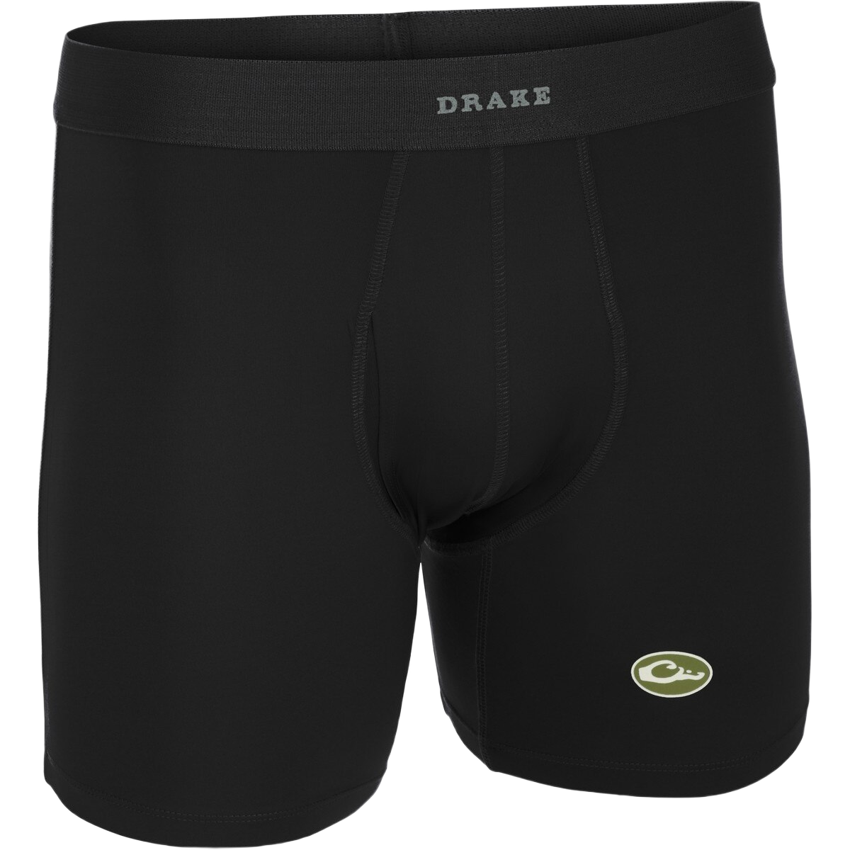 Image of Drake Men's Commando Boxer Brief - Caviar Black - S