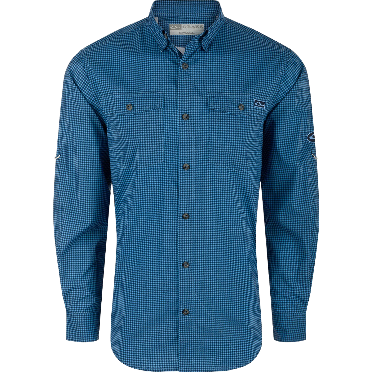 DRAKE Frat BD Gingham Check Long Sleeve Shirt