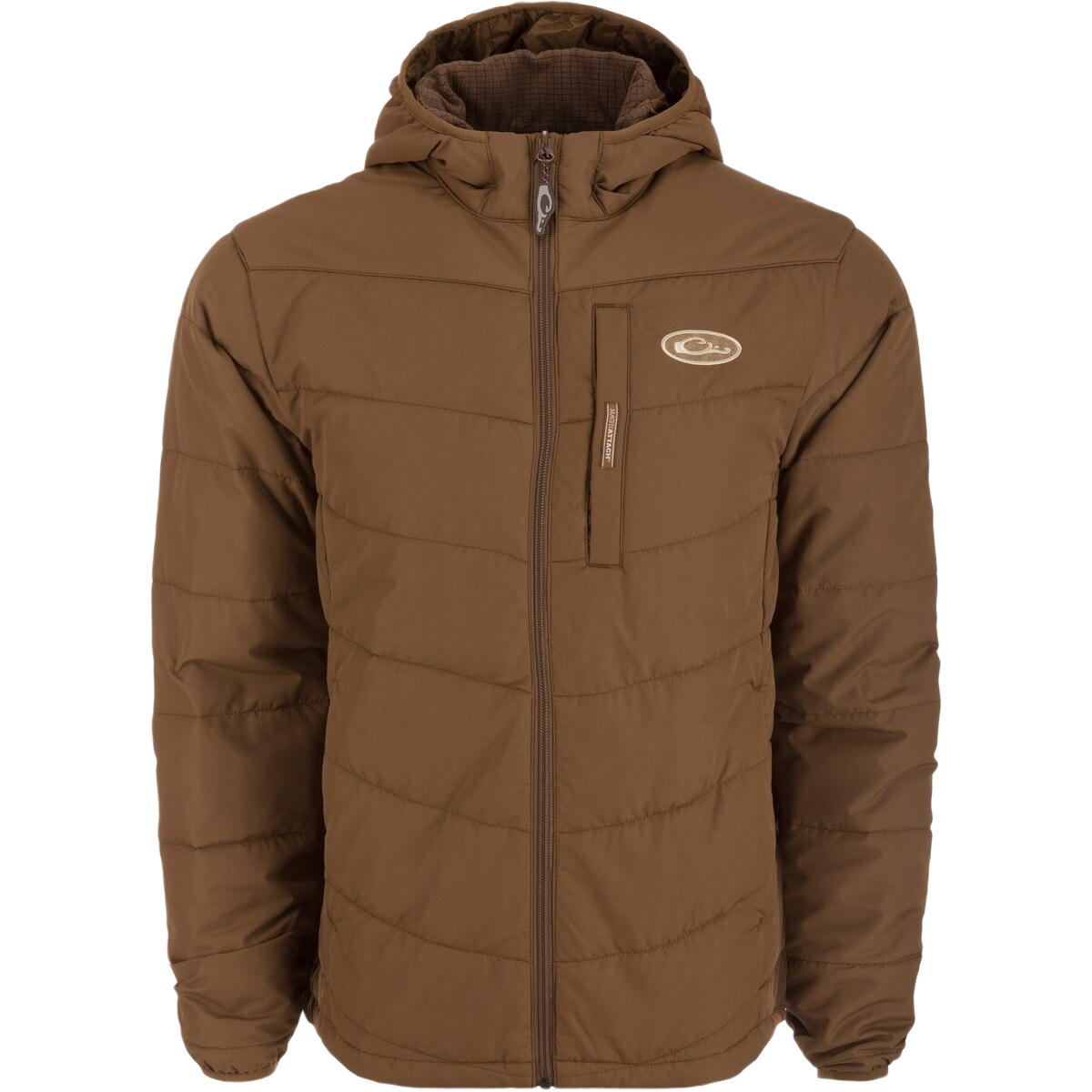 Image of Drake Pursuit Synthetic Down Full Zip With Agion - Brown