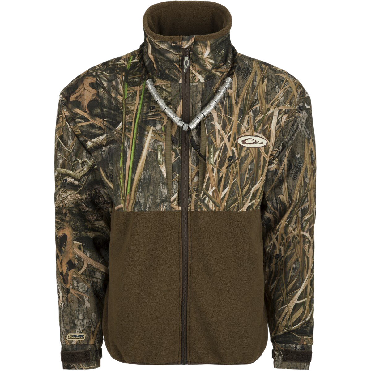 Image of Drake Guardian Flex Fleece Eqwader Full Zip - Shadowgrass Hab - 2XL