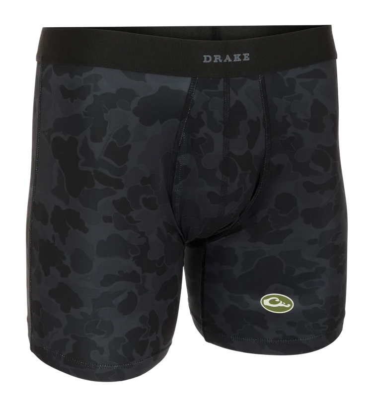 Image of Drake Commando Boxer Brief - Old School Black