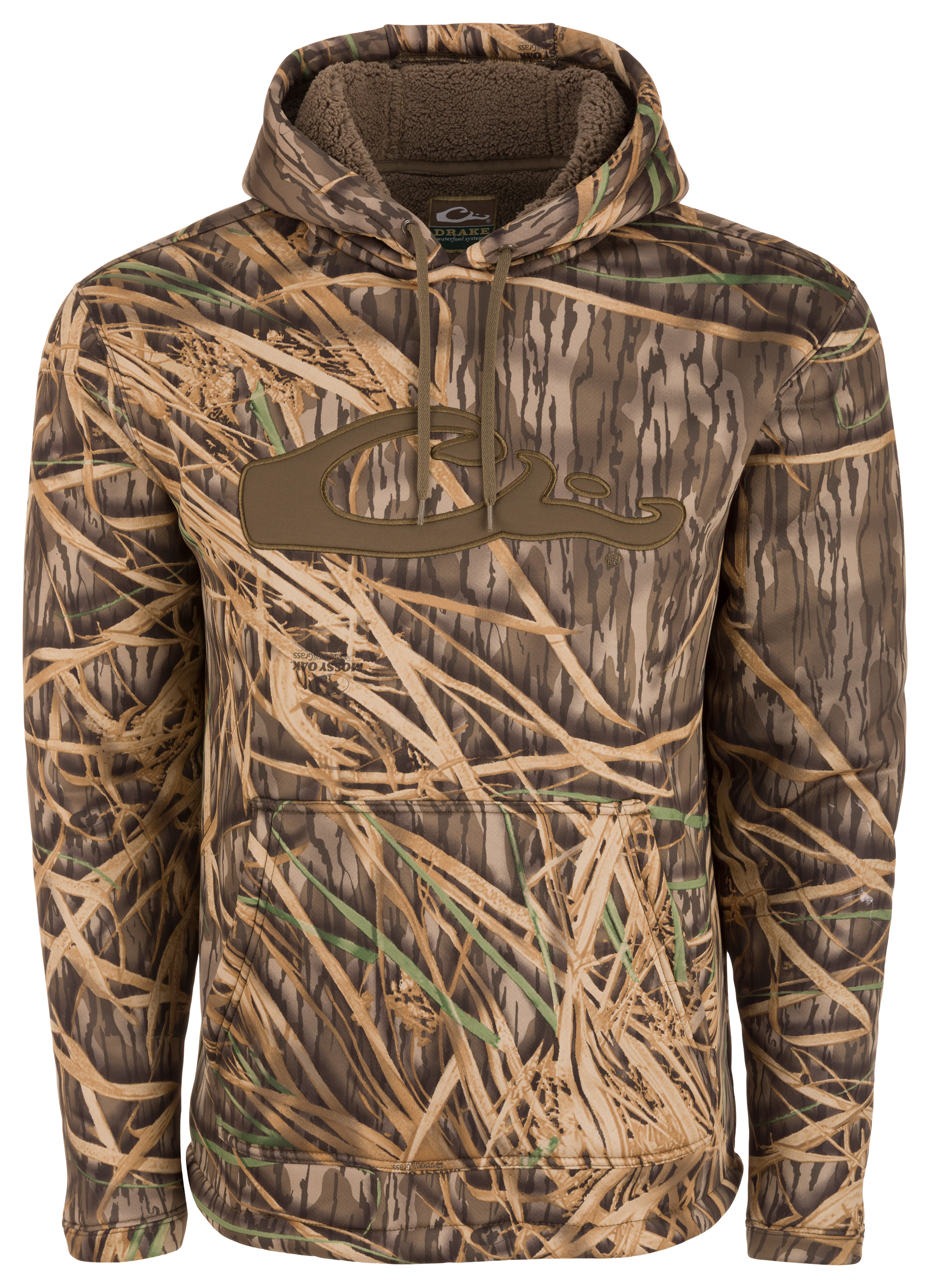 Image of Drake Waterfowl LST Silencer Hoodie - Mossy Oak Shadow Grass