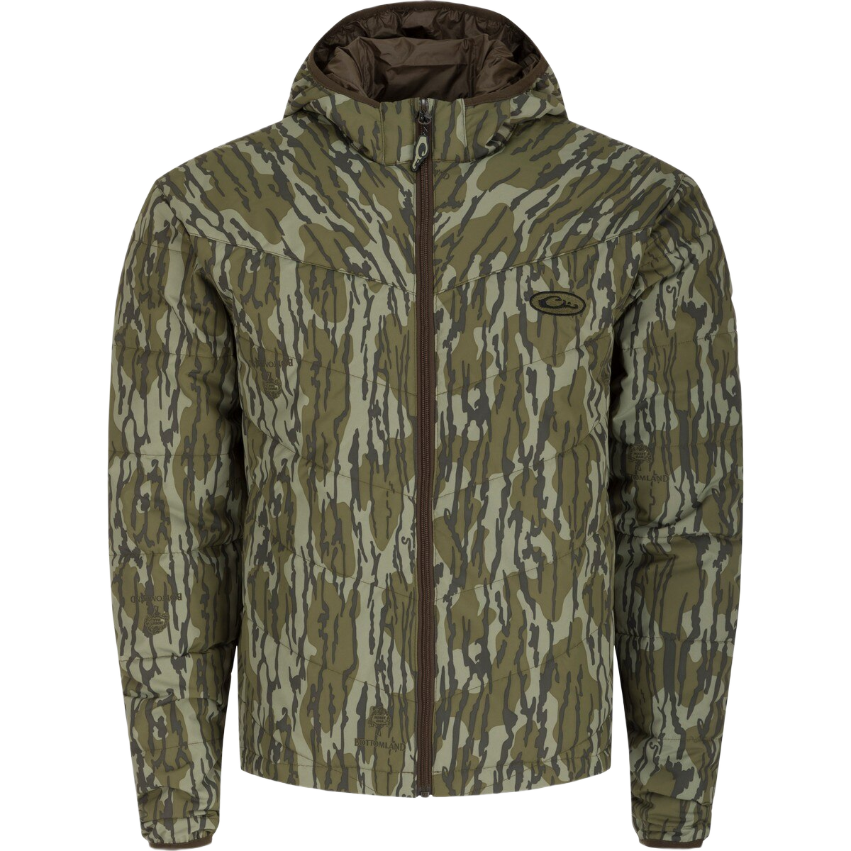 Image of Drake Pursuit Synthetic Down Full Zip With Agion - Mossy Oak Bottomland - 2XL