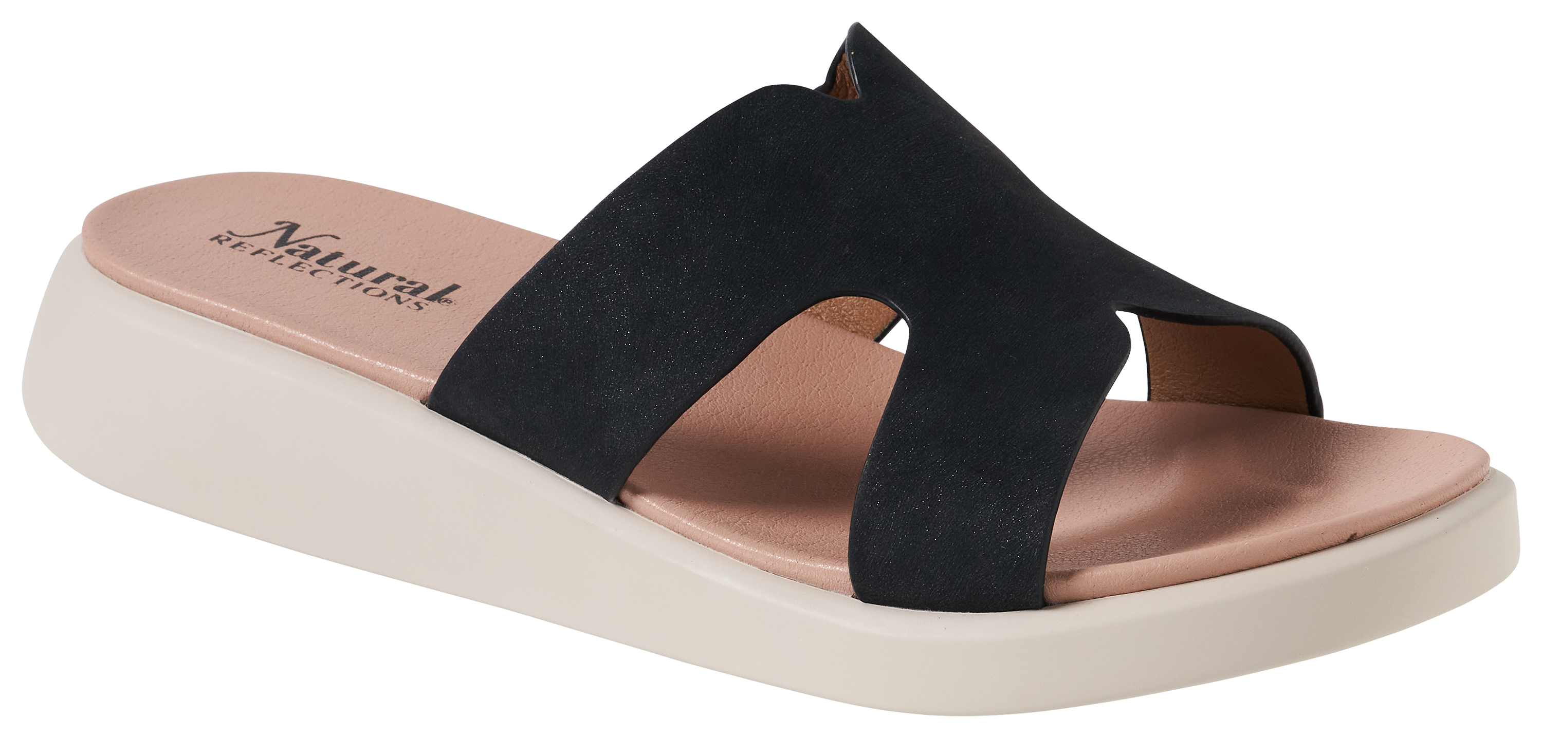 Image of Natural Reflections Harper Sandals - Black - 7M