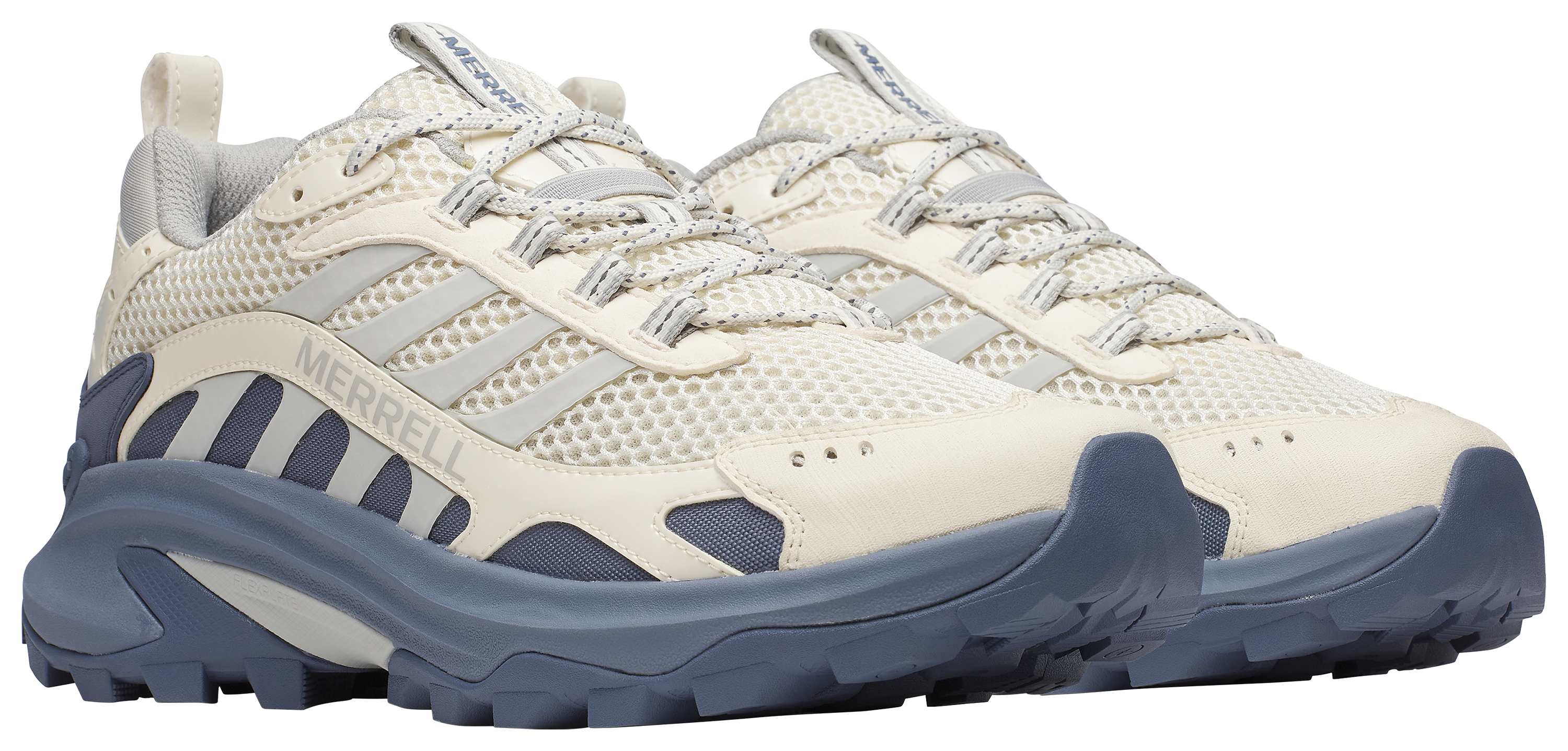 Image of Merrell Moab Speed 2 Vent 2K SE Hiking Shoes for Men - Chalk/Indigo - 12M