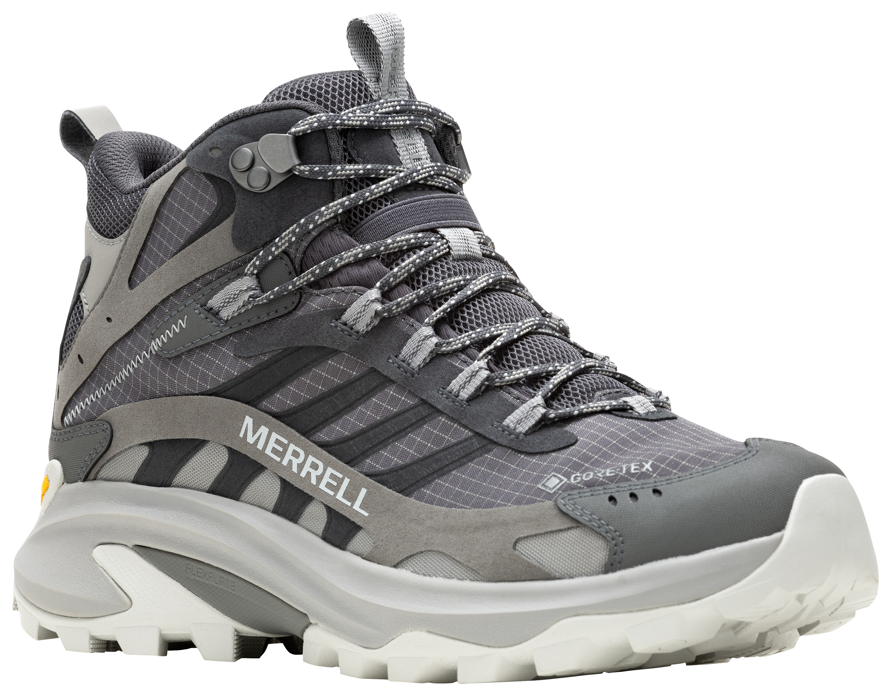 Image of Merrell Moab Speed 2 Mid GTX Waterproof Hiking Boots for Men - Asphalt - 8.5M