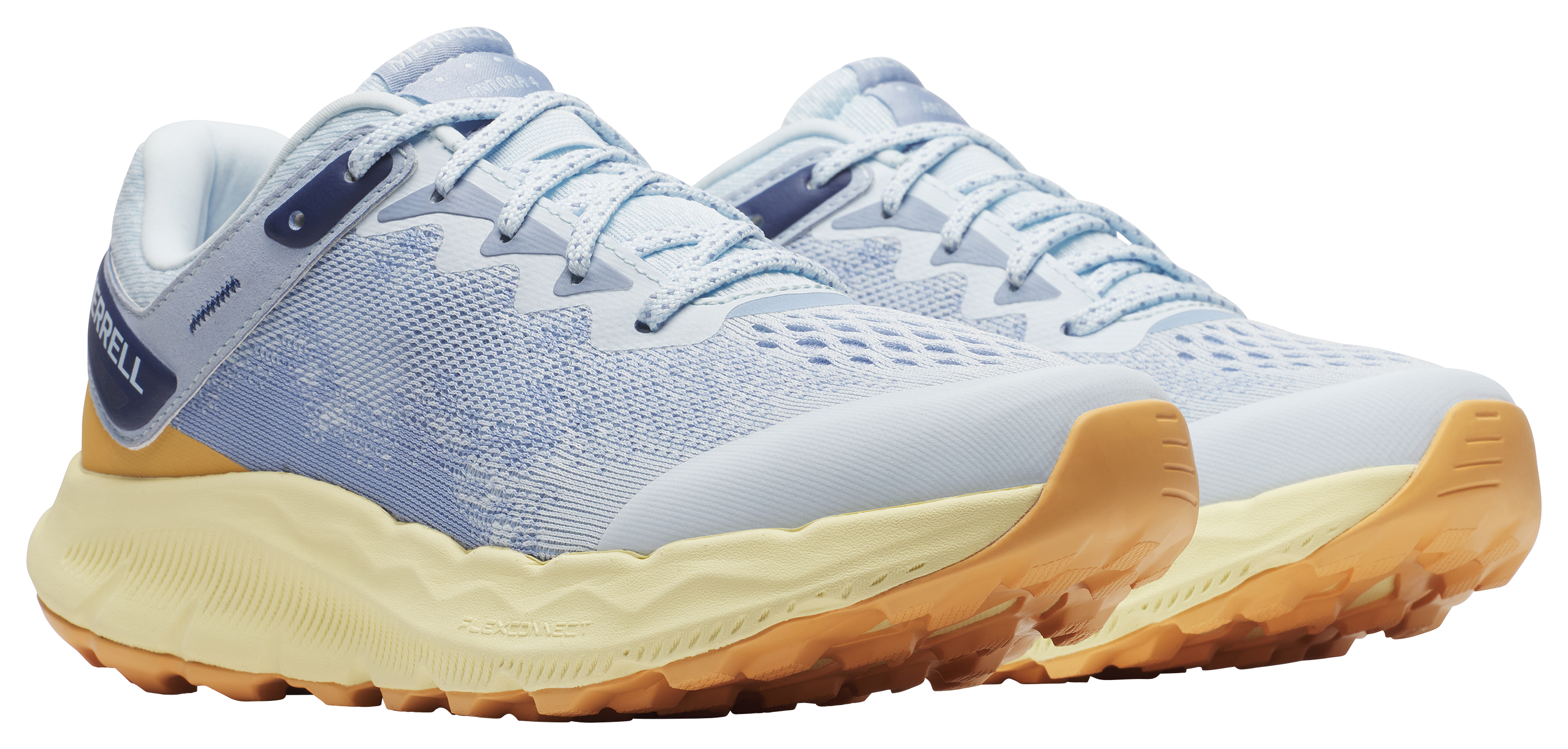 Image of Merrell Antora 4 Athletic Hiking Shoes for Ladies - Ice Blue - 6.5M