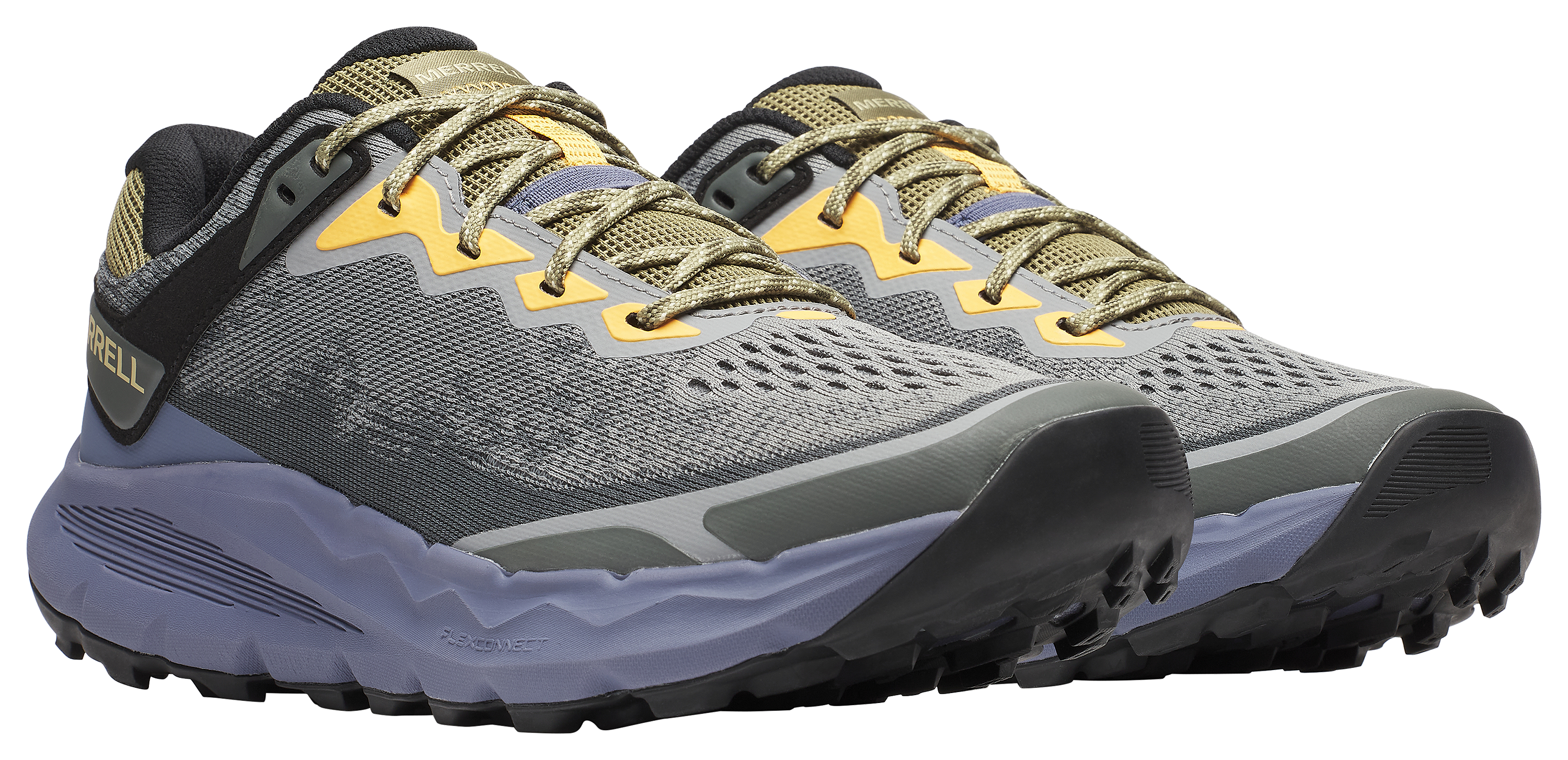 Image of Merrell Nova 4 Athletic Hiking Shoes for Men - Cement - 8M