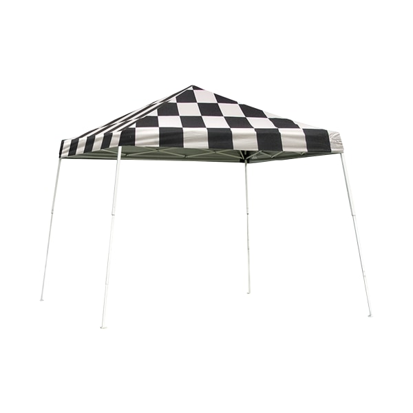 ShelterLogic Slant-Leg Pop-Up Canopy - Checkered Flag - 8  x 8 