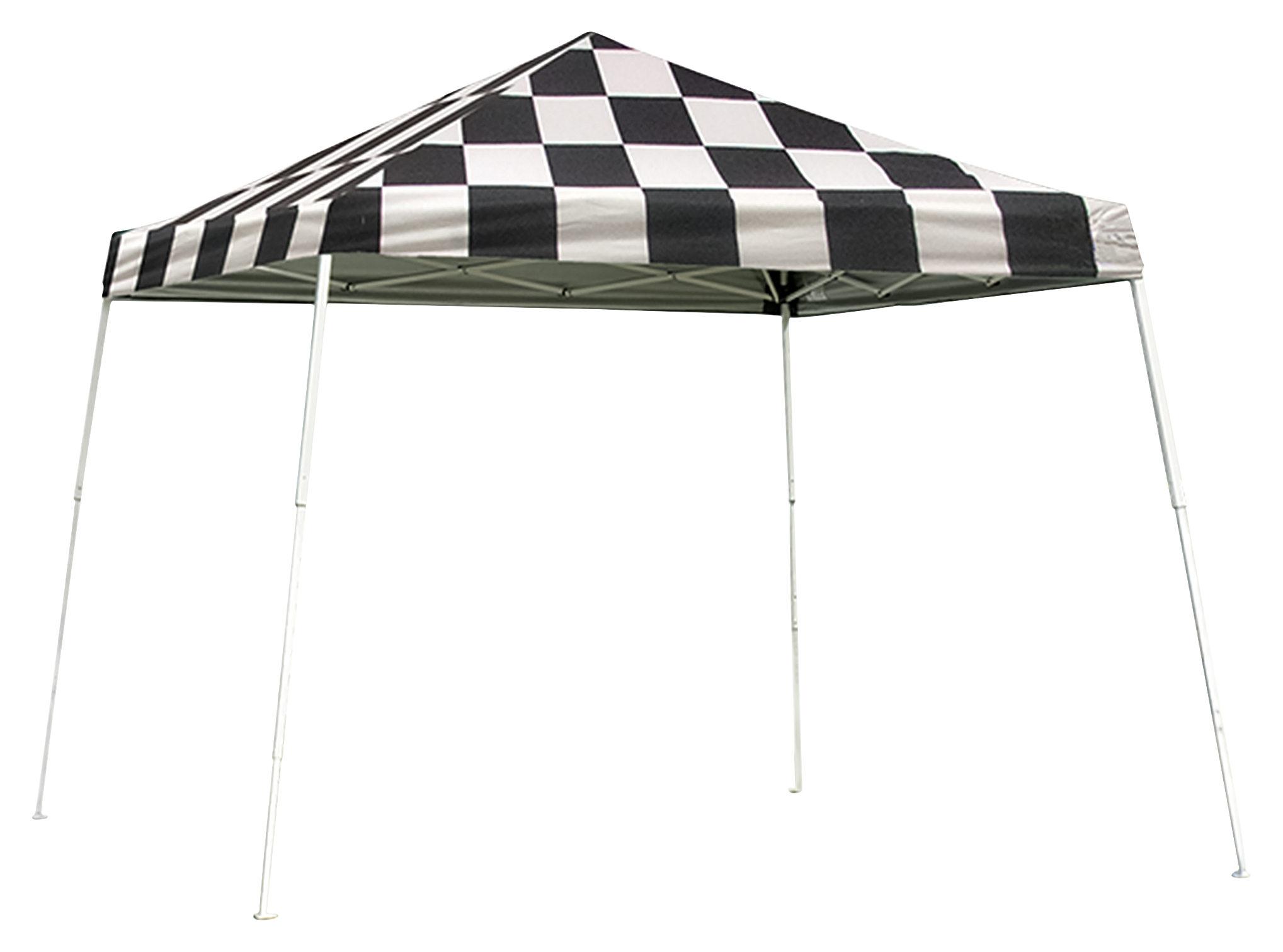 ShelterLogic Slant-Leg Pop-Up Canopy - Checkered Flag - 8 x 8