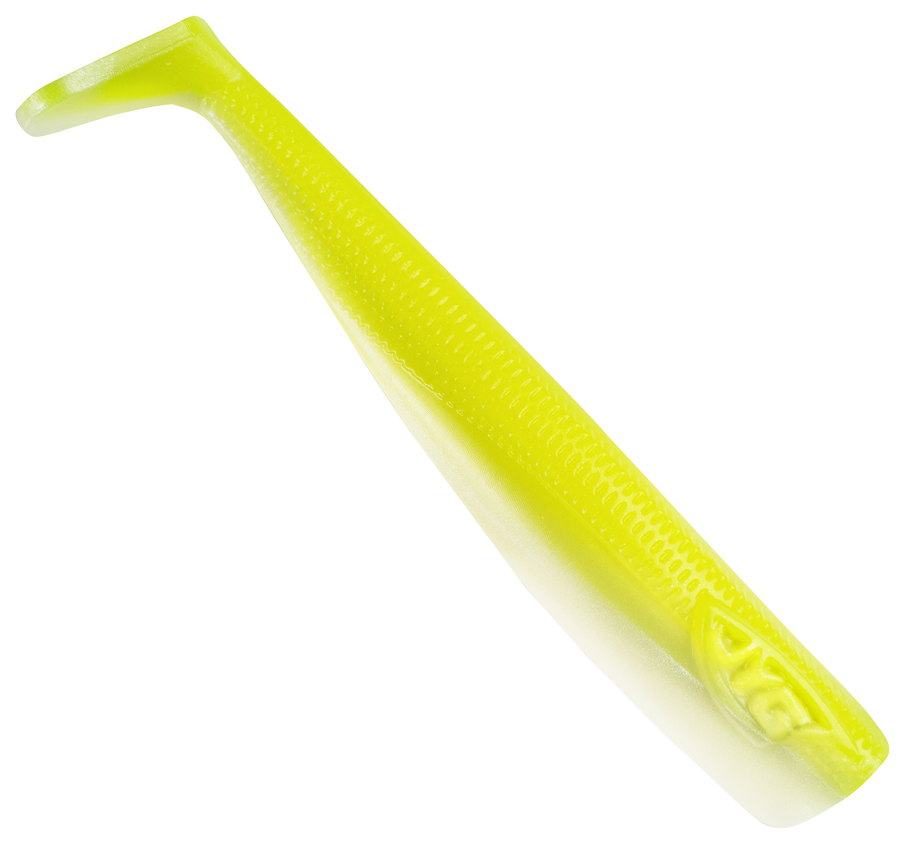 Image of "JYG PRO FISHING SWYM Paddle Tail - Highlighter - 4"""