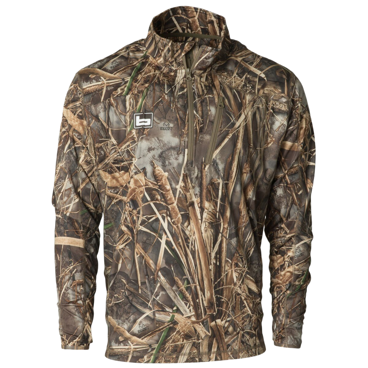 Image of Banded Tec Stalker Quarter Zip Pullover - Max7 - S