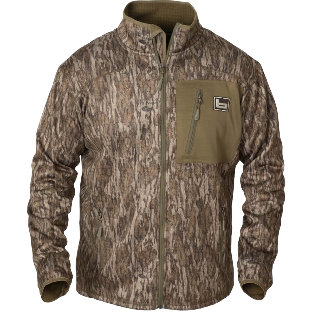 Image of Banded Full-Zip Mid-Layer Fleece Jacket - Bottomland - L