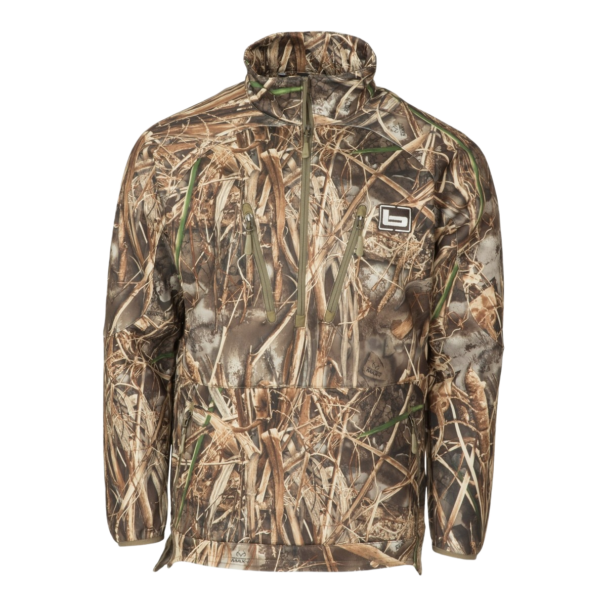 Image of Banded Heavy Tec Fleece Half Zip Pullover - Max7 - 2XL