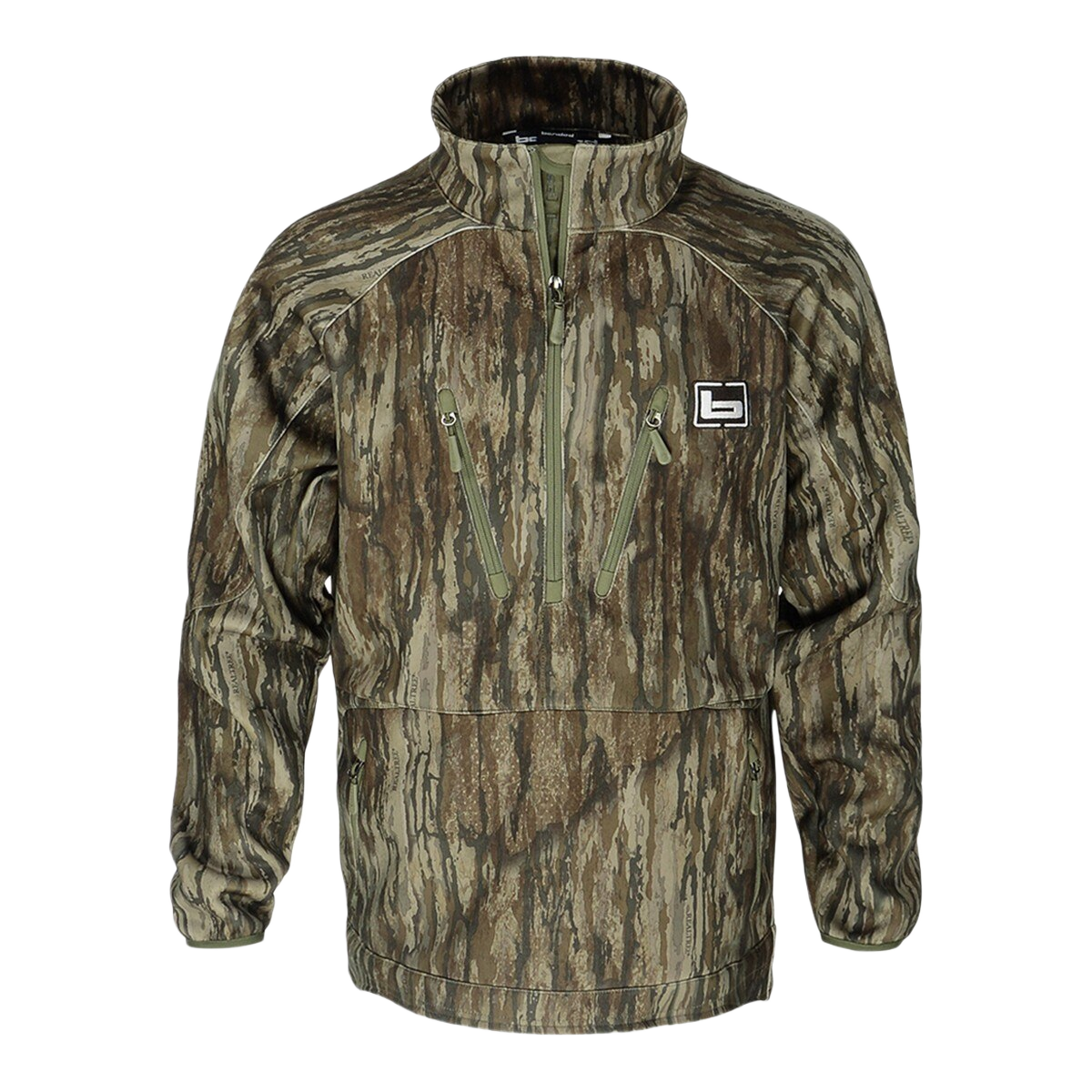 BANDED Heavy Tec Fleece 1/2 Zip Pullover-Realtree#1-Medium (B1010026-R1-M)