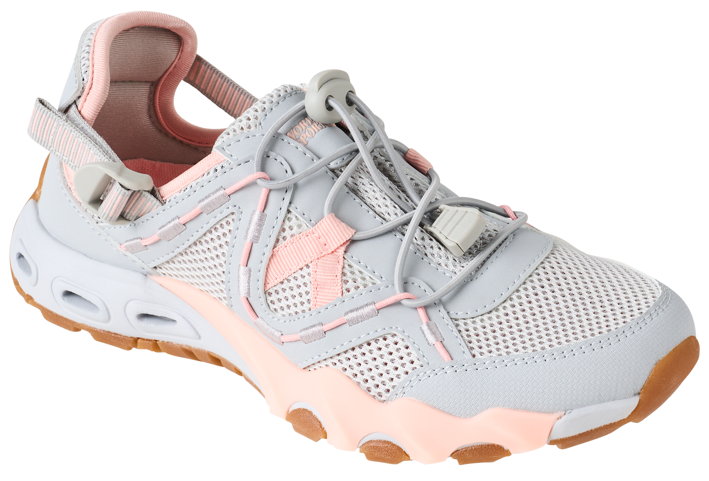 Image of World Wide Sportsman Ridgeway Water Shoes - Grey/Pink