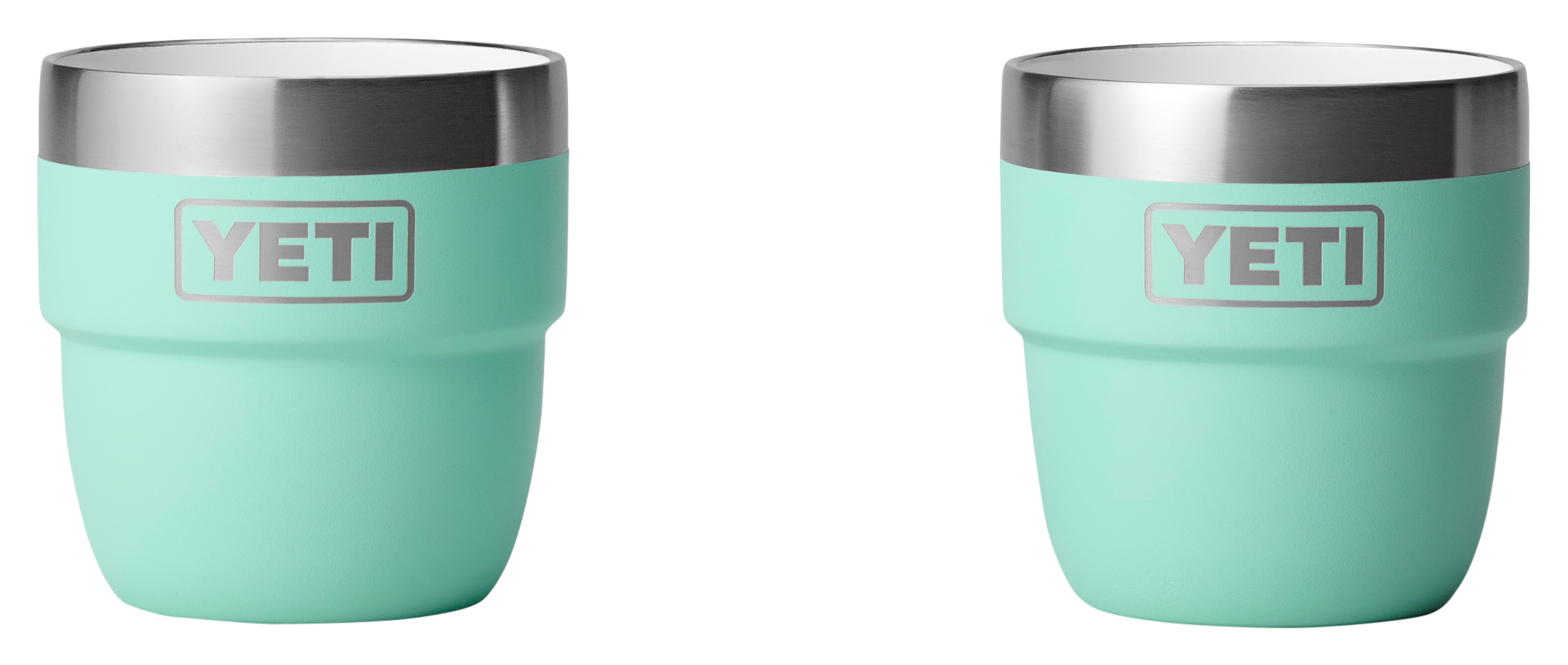 Image of YETI Rambler 4-oz. Espresso Stackable Cup 2-Pack - Seafoam
