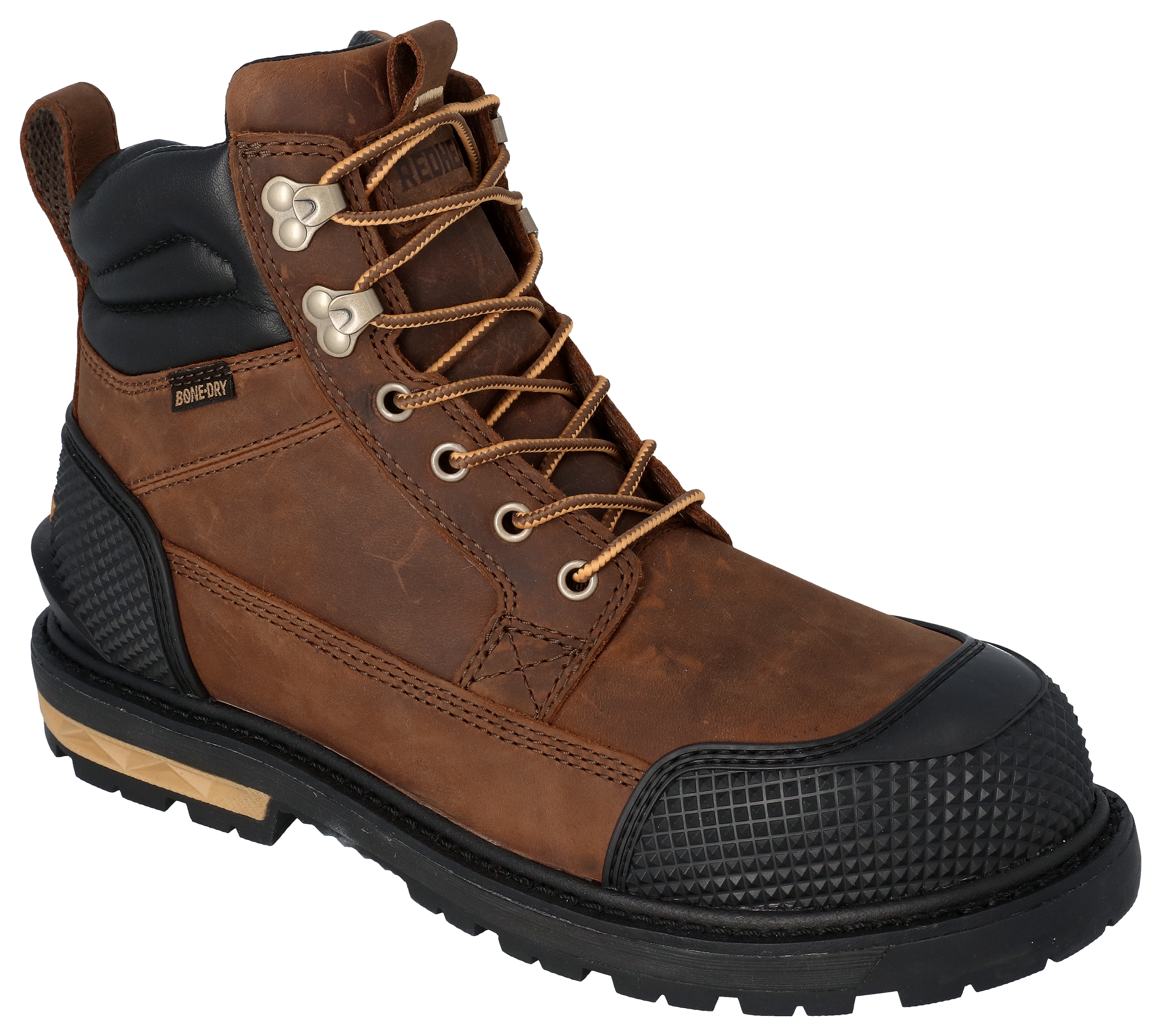 Image of "RedHead Series 61 6"" Composite Toe Work Boots for Men - Toffee - 11W"
