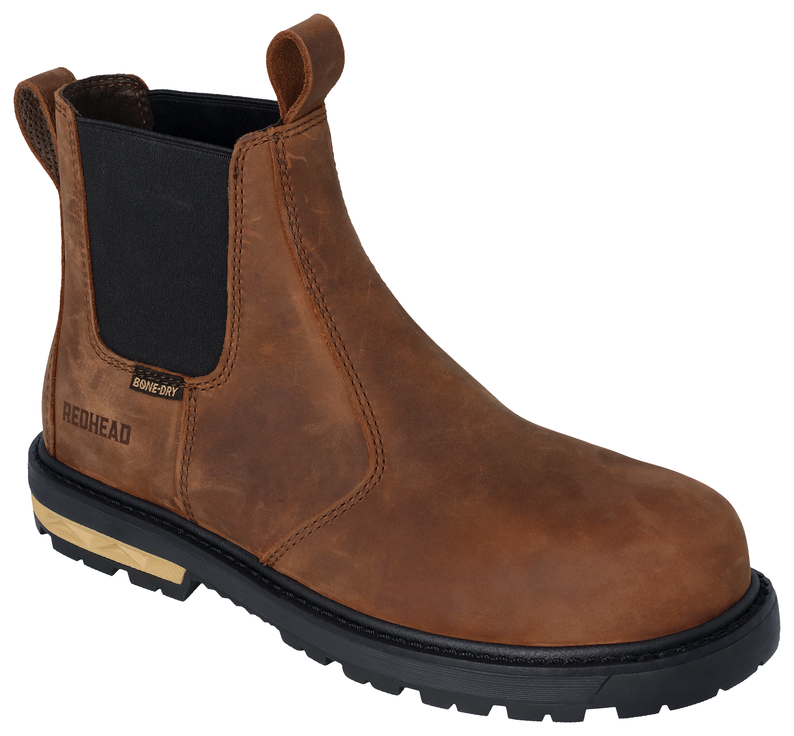 Image of RedHead Series 61 Romeo Composite-Toe Work Boots for Men - Toffee - W9.5