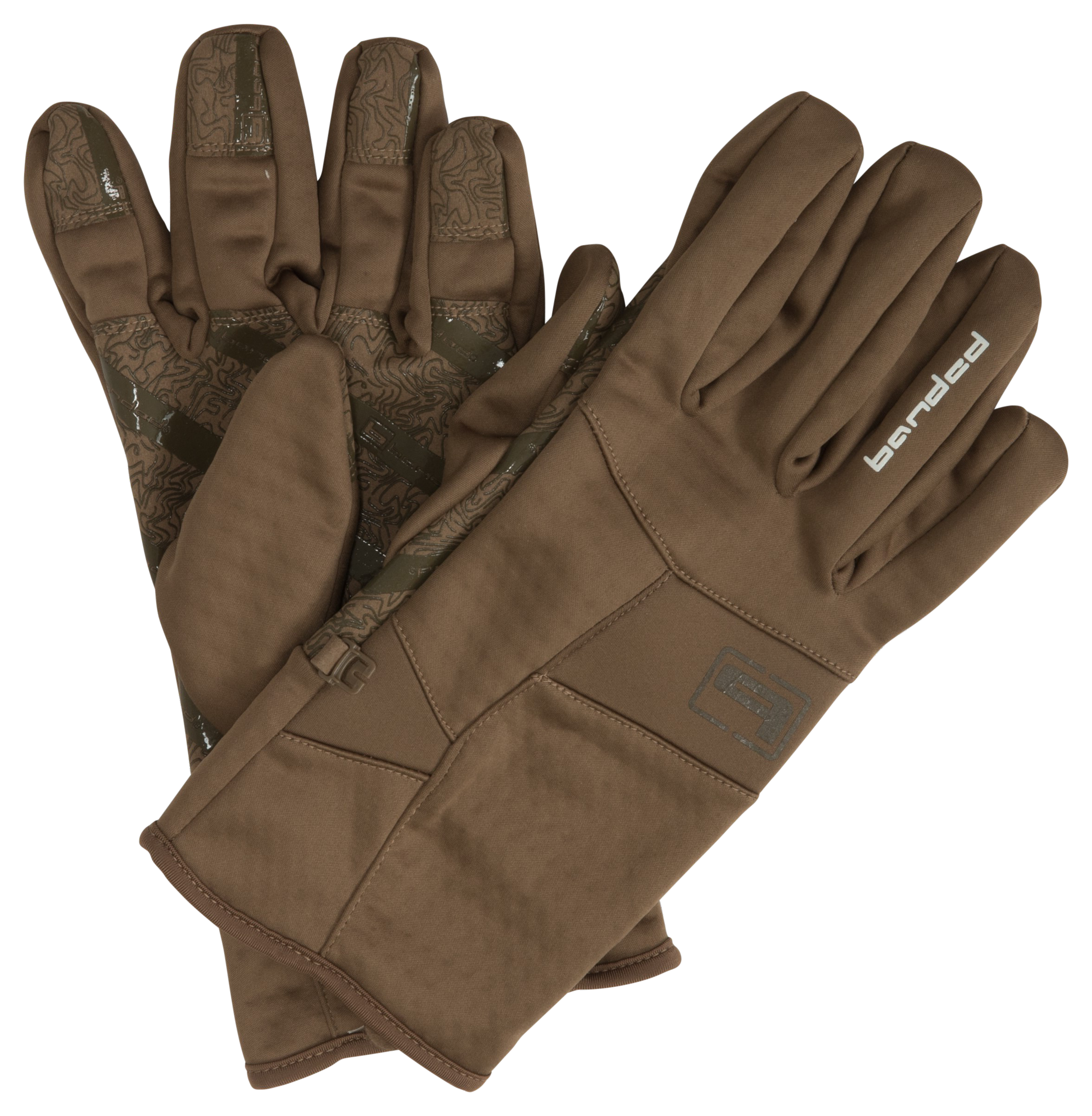 Image of Banded FrostFire Softshell Glove - Marsh Brown - L
