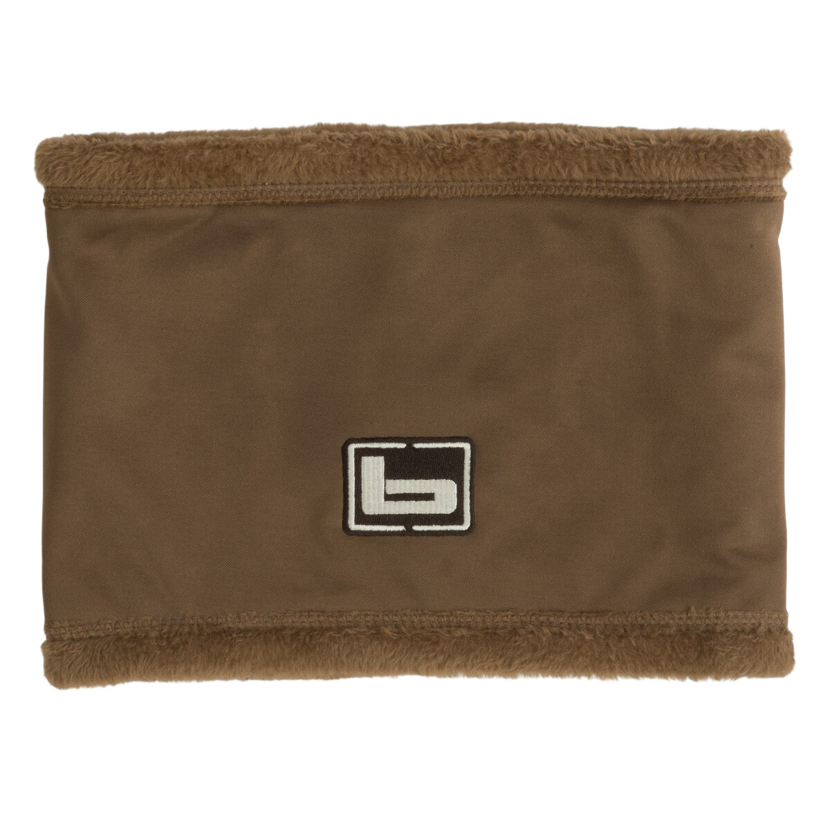 Image of Banded Double-Layer Neck Gaiter - Marsh Brown
