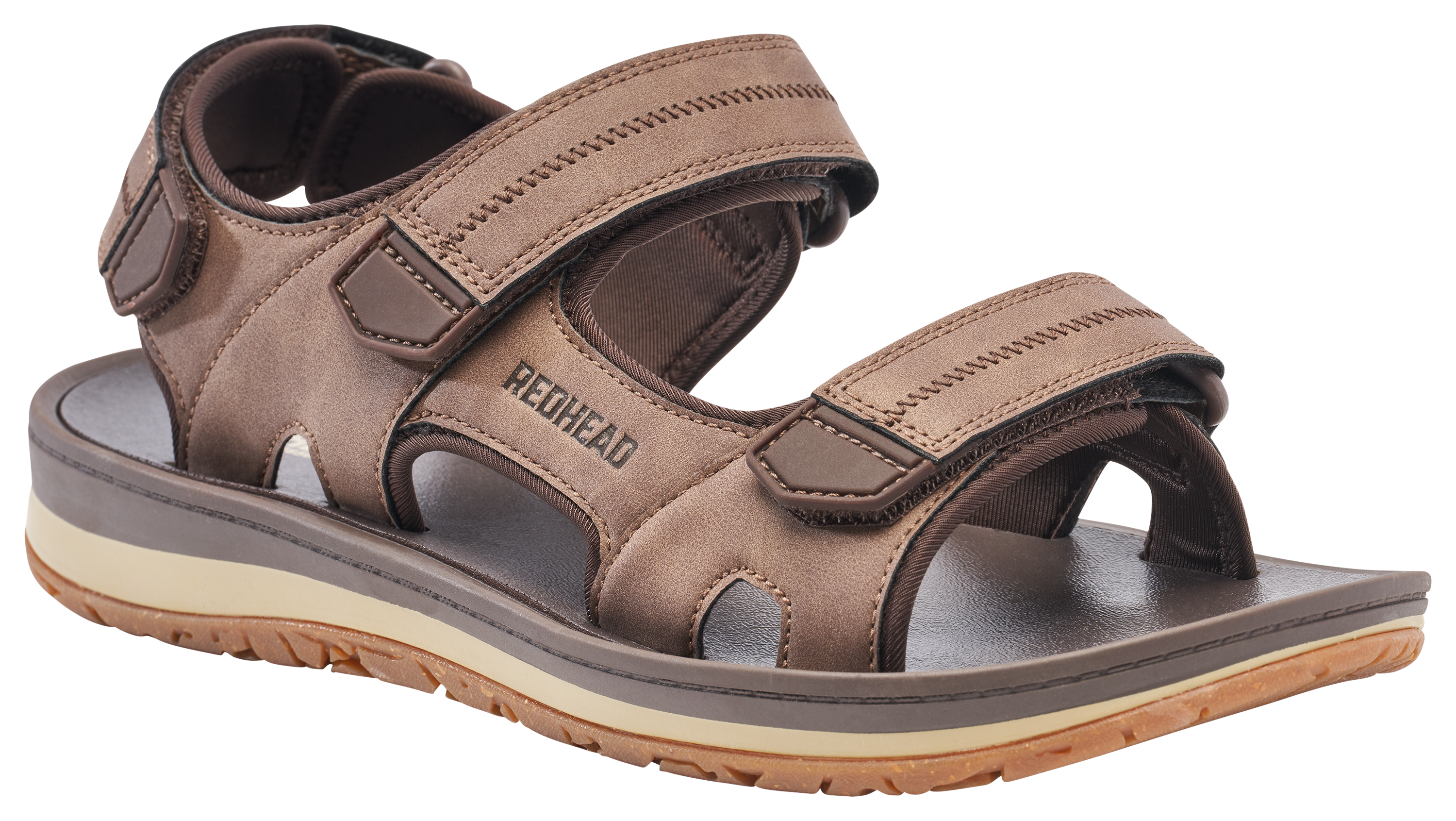 Image of RedHead Riv Sandals for Men - Brown - 12M