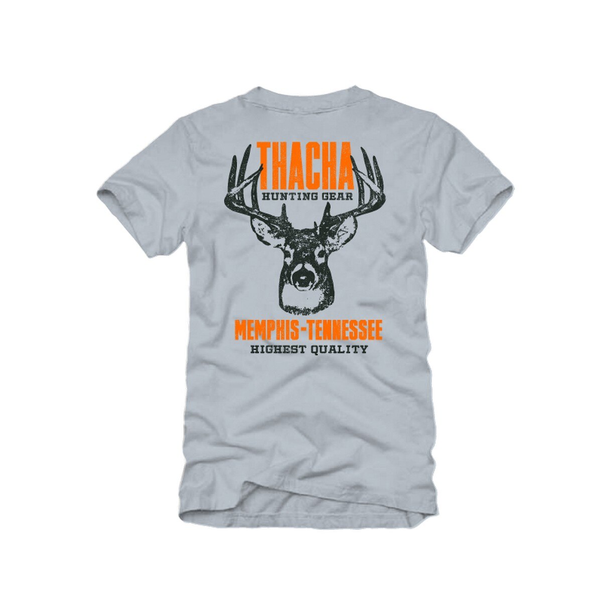 Image of Thacha Whitetail Head Short Sleeve Tee - Blue