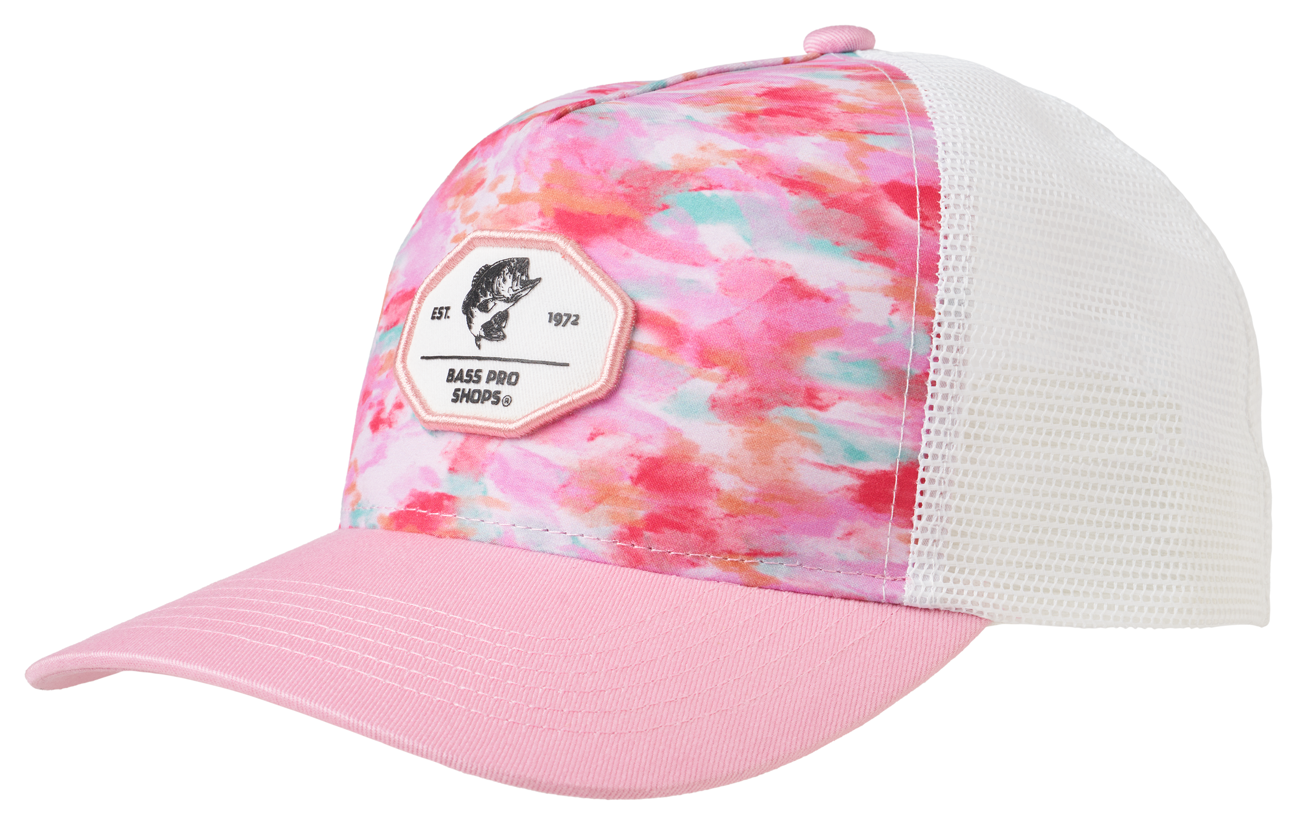 Image of Bass Pro Shops Performance Snapback Cap for Kids - Watercolor