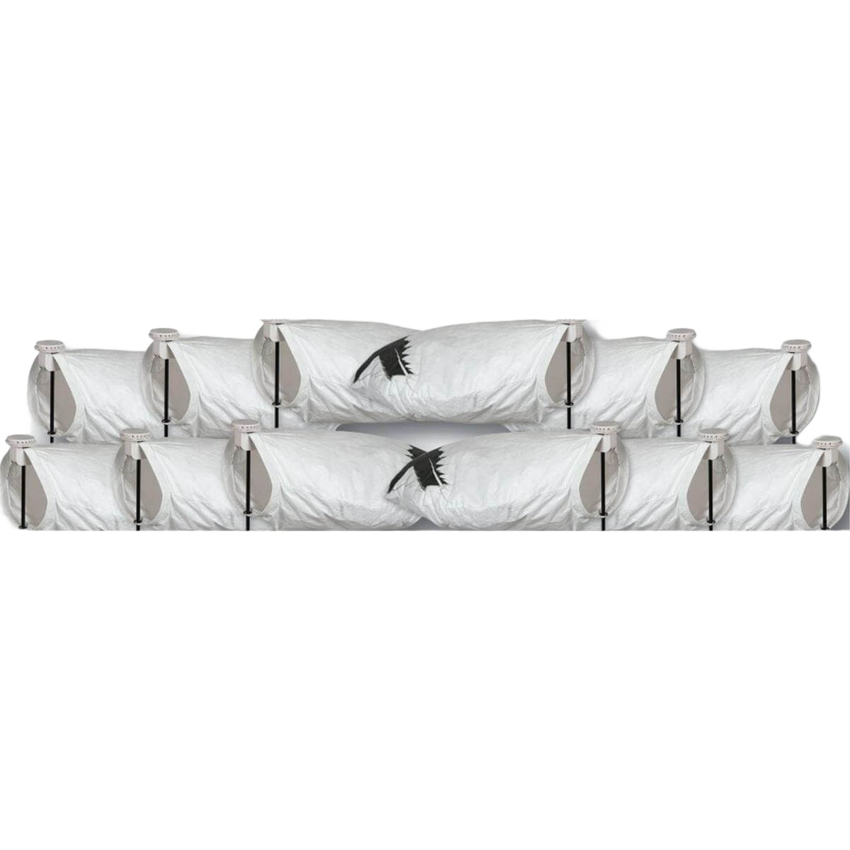 Dakota X-Treme Snap Lock Snow Goose Socks Decoys 12 Pack