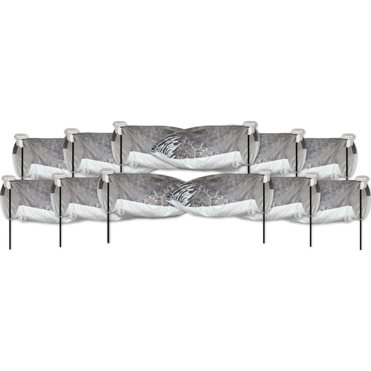 Image of Dakota Decoys X-Treme Snap Lock Blue Goose Windsock Decoys - 12 Pack