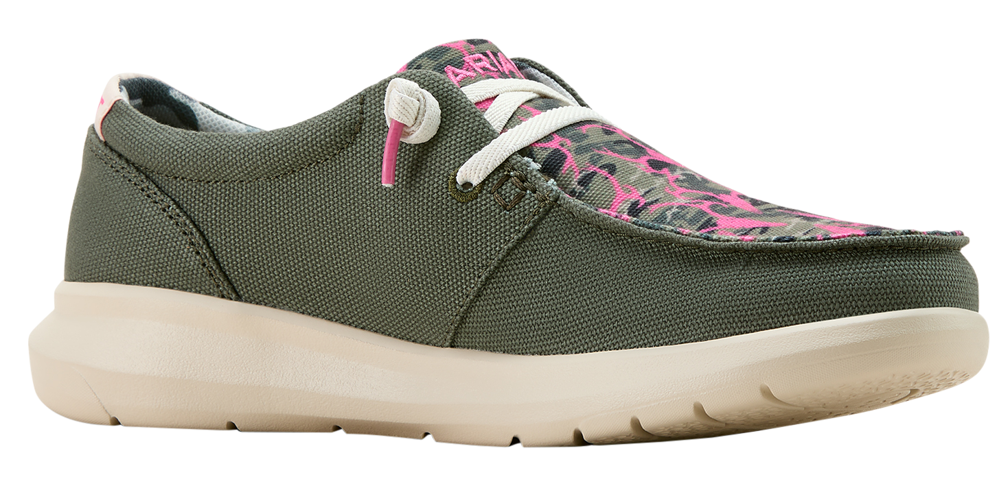 Image of Ariat Hilo Casual Shoes for Ladies - Olive Green