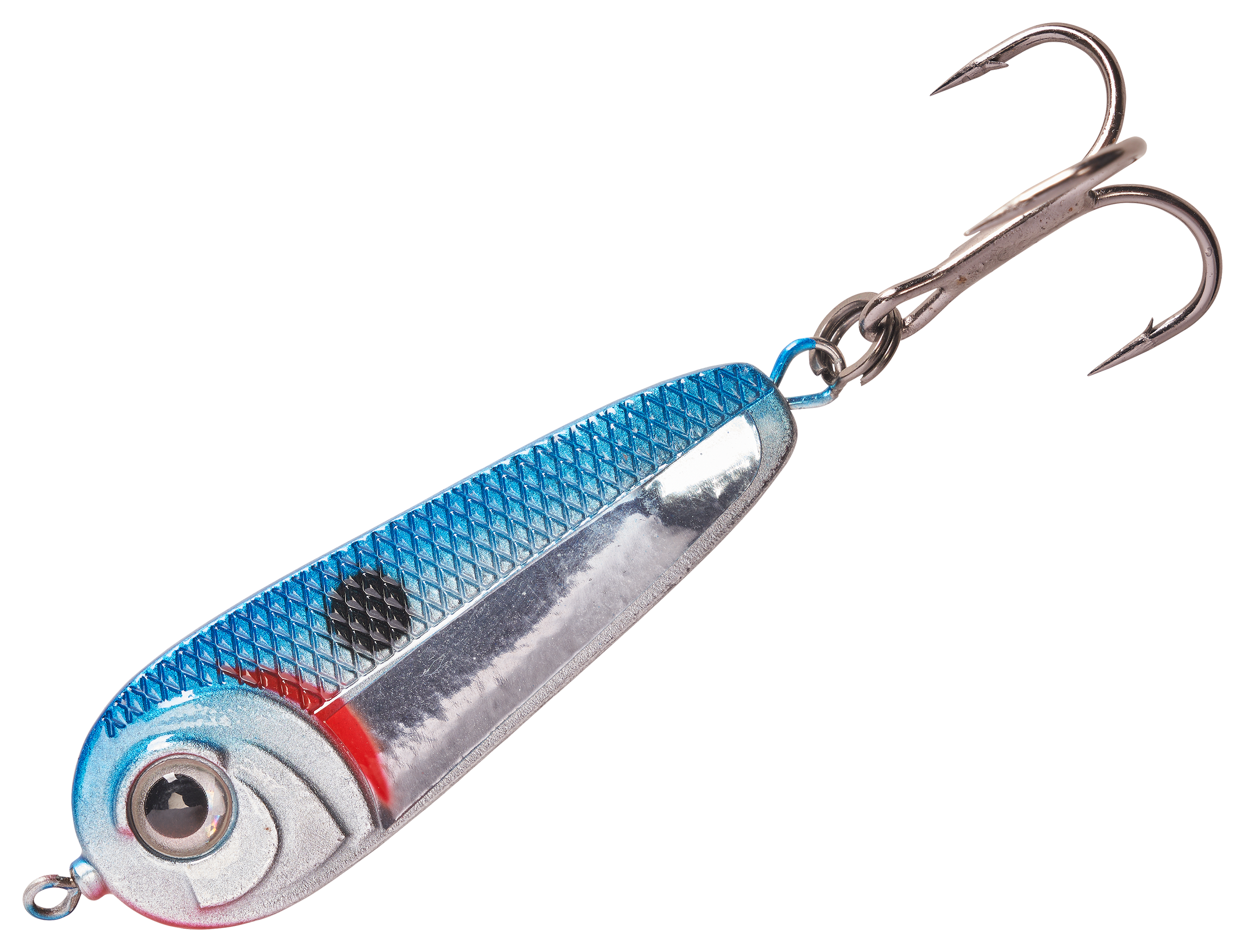 Image of "Bass Pro Shops XPS Turbo Spoon - Chrome Blue - 2-1/2"""