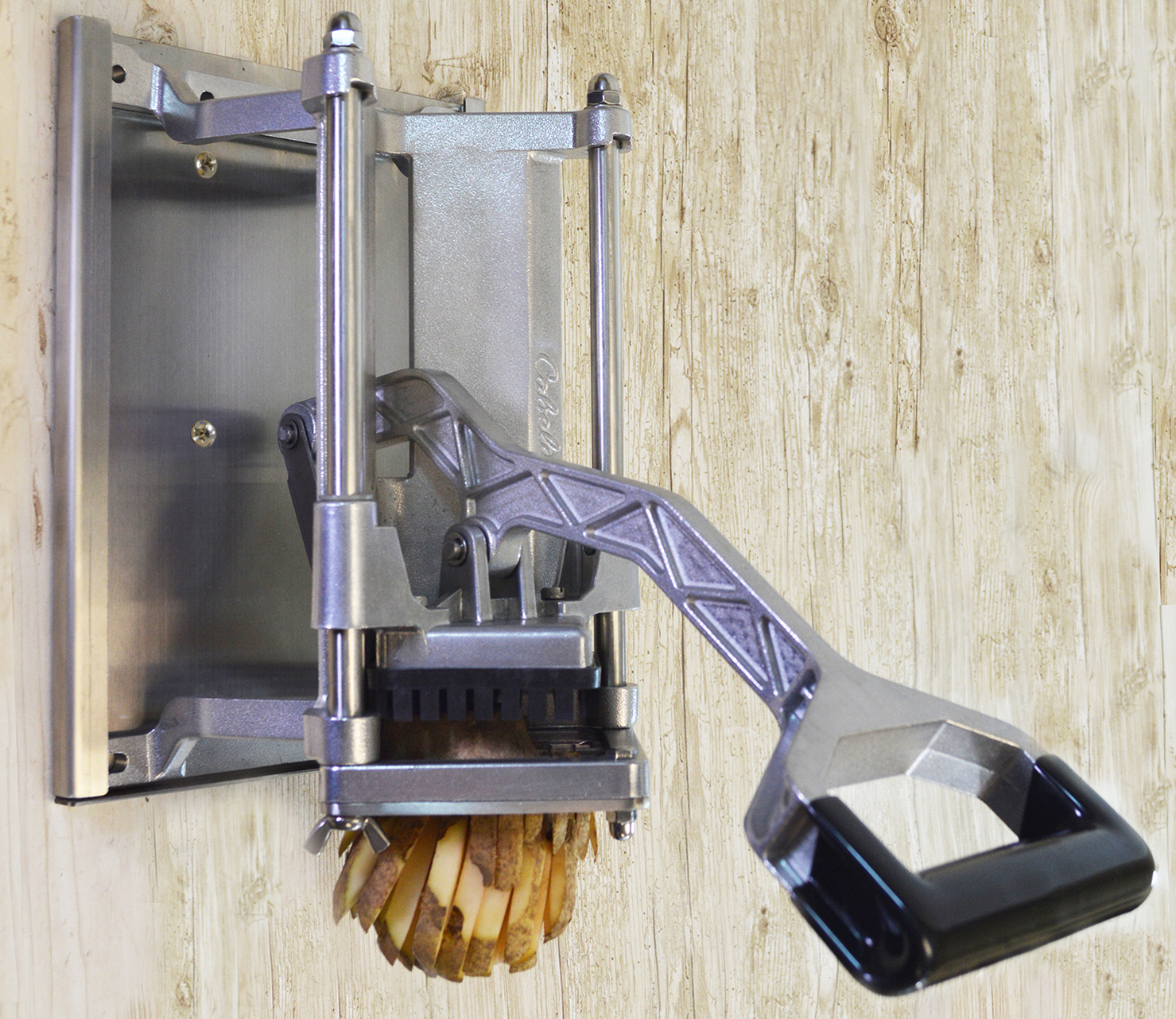 Wall Bracket Set for the Sopito French Fry Cutter, Space-saving  Wall-mounted Solution