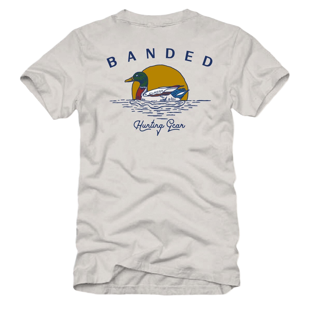 Image of Banded Bespoke Short Sleeve Tee - Vintage White