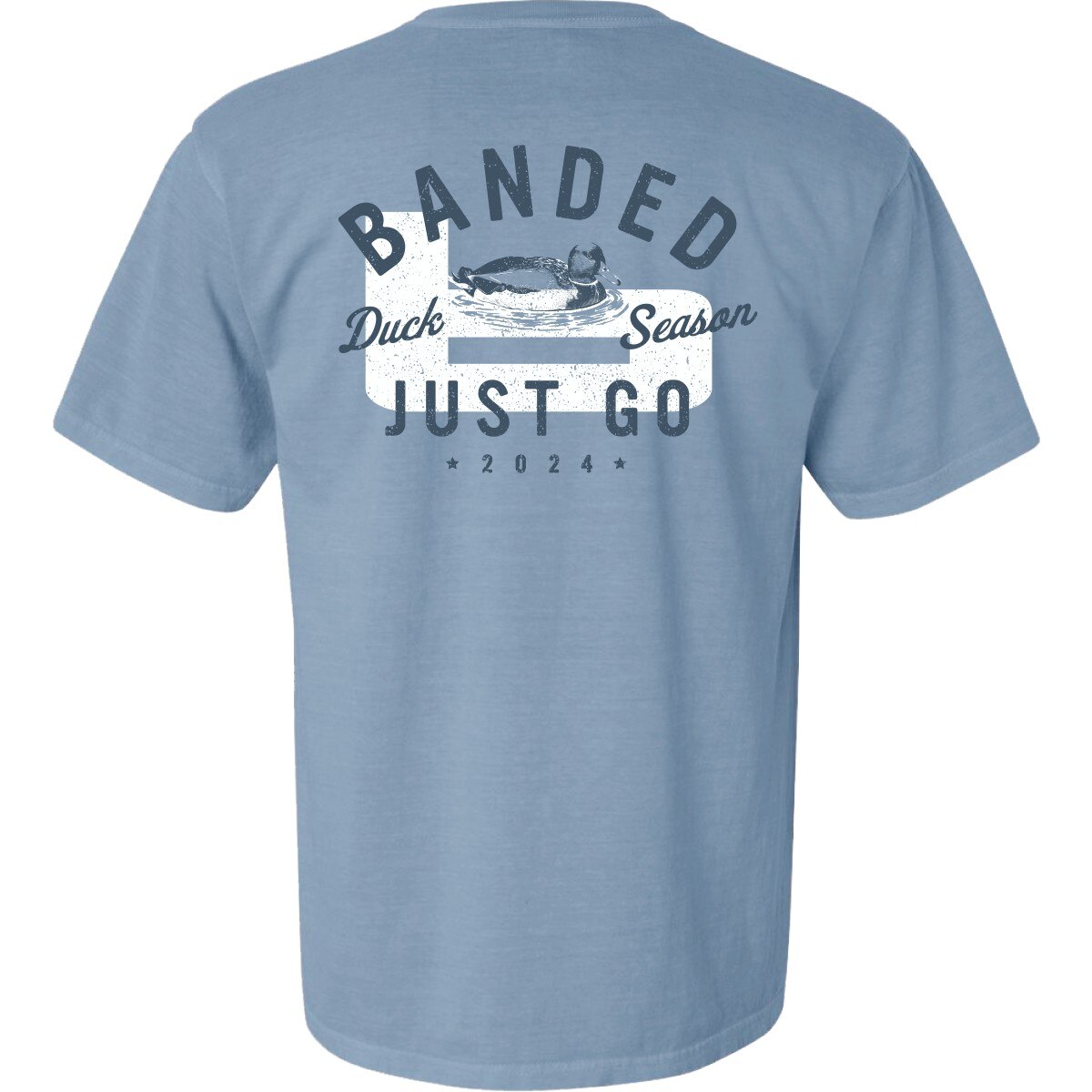 Image of Banded Duck Season '24 Short sleeve Shirt - Washed Denim