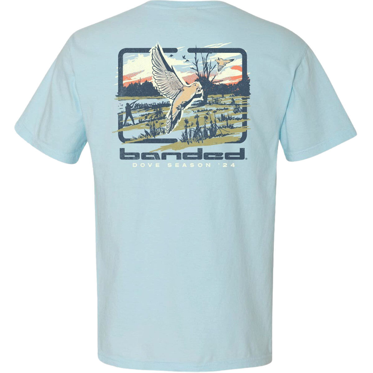 Image of Banded It's Time Short Sleeve Shirt - Chambray